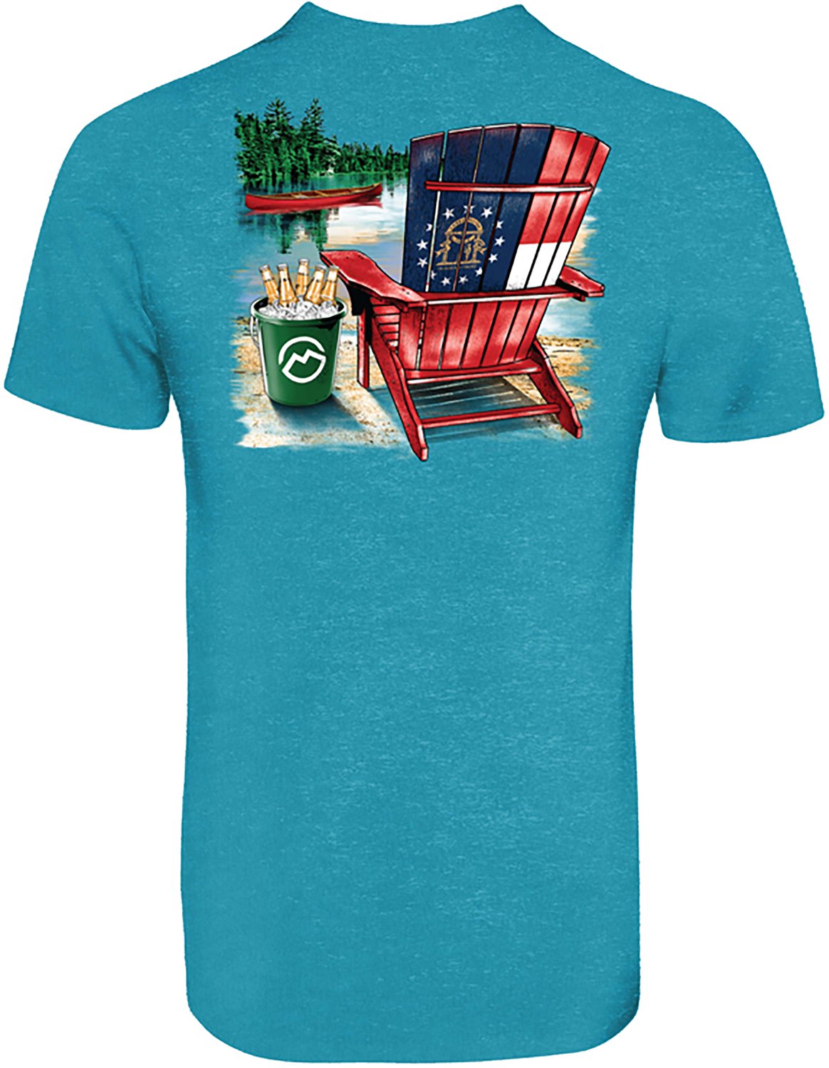 Magellan Outdoors Men's Georgia Chill Poster State Graphic T-shirt - view number 2