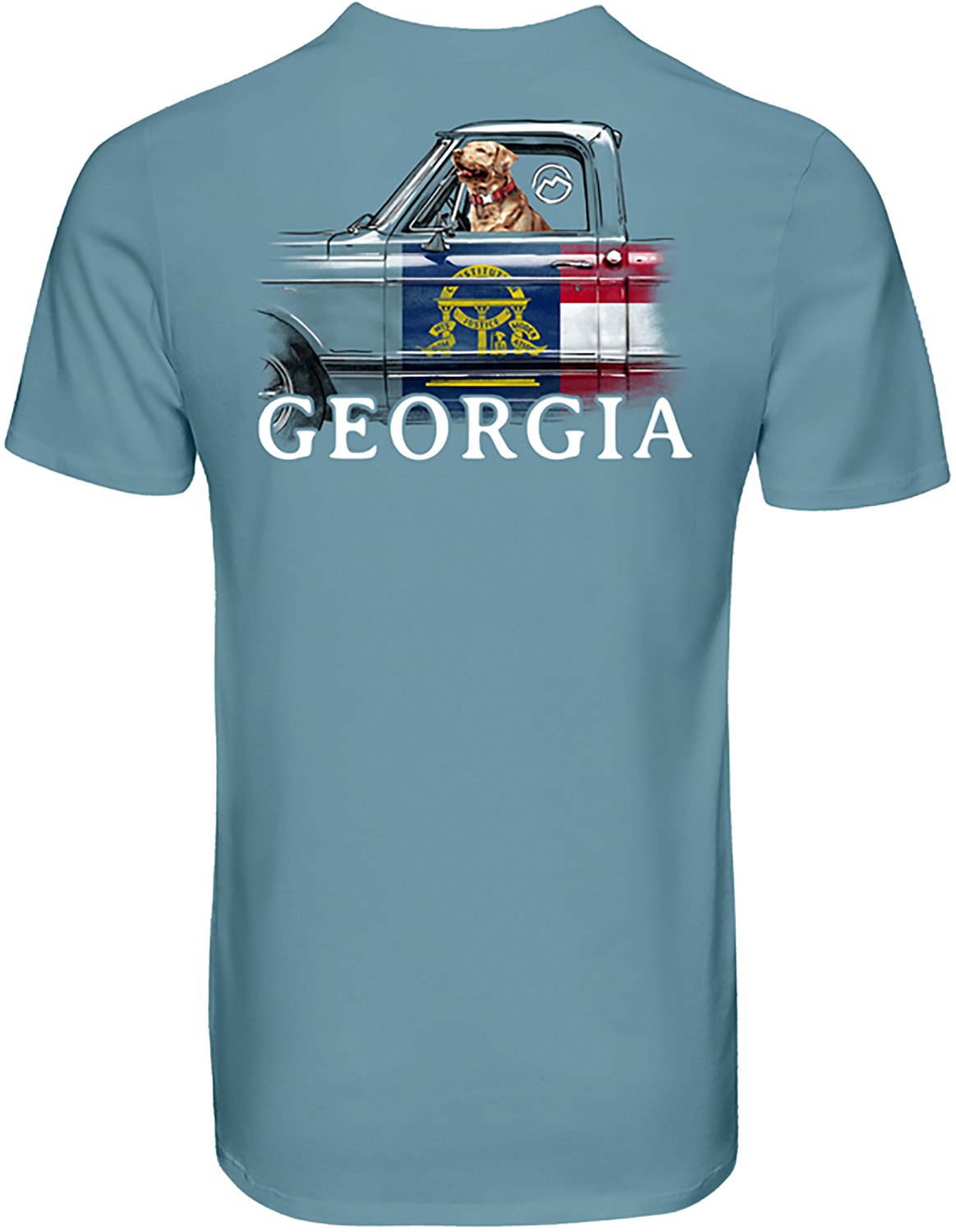 Magellan Outdoors Men's Georgia Dog Head Out State Graphic T-shirt - view number 2