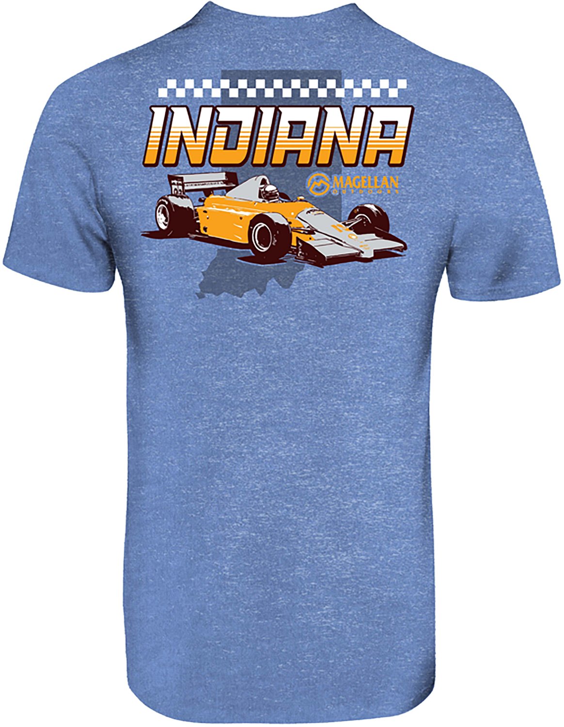 Magellan Outdoors Men's Indiana Speed Racer State Graphic T-shirt
