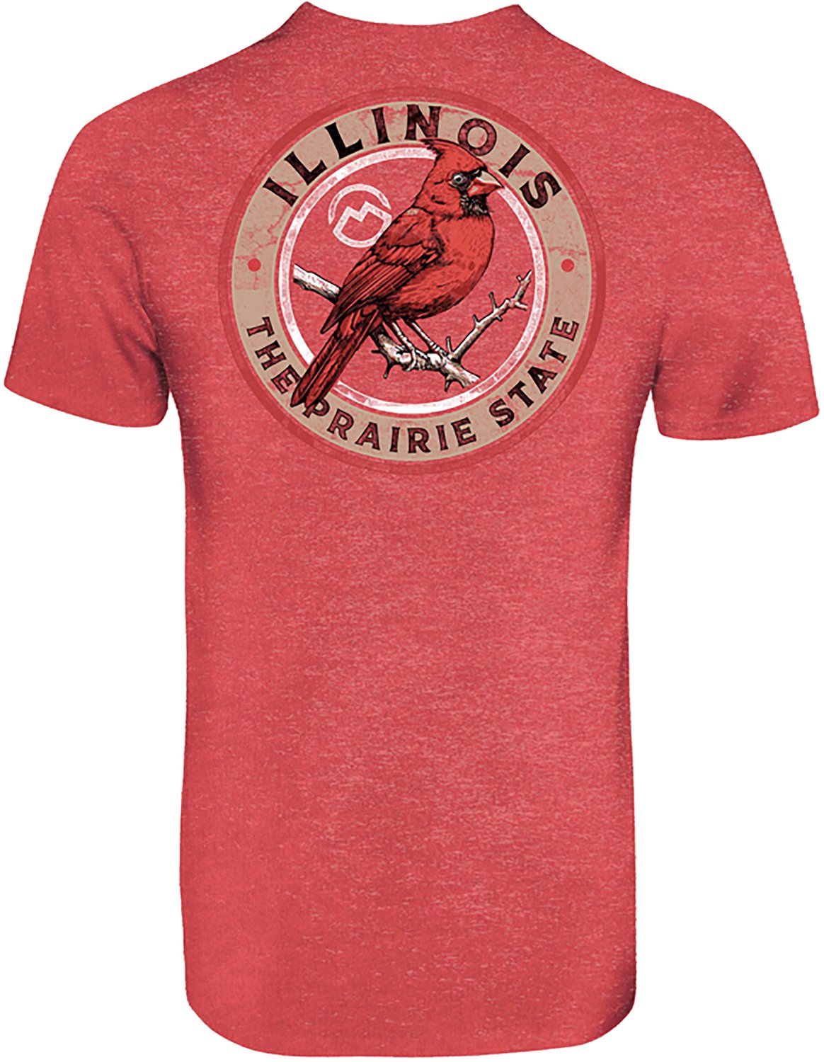 Magellan Outdoors Men's Illinois Cardinal State Graphic T-shirt - view number 2