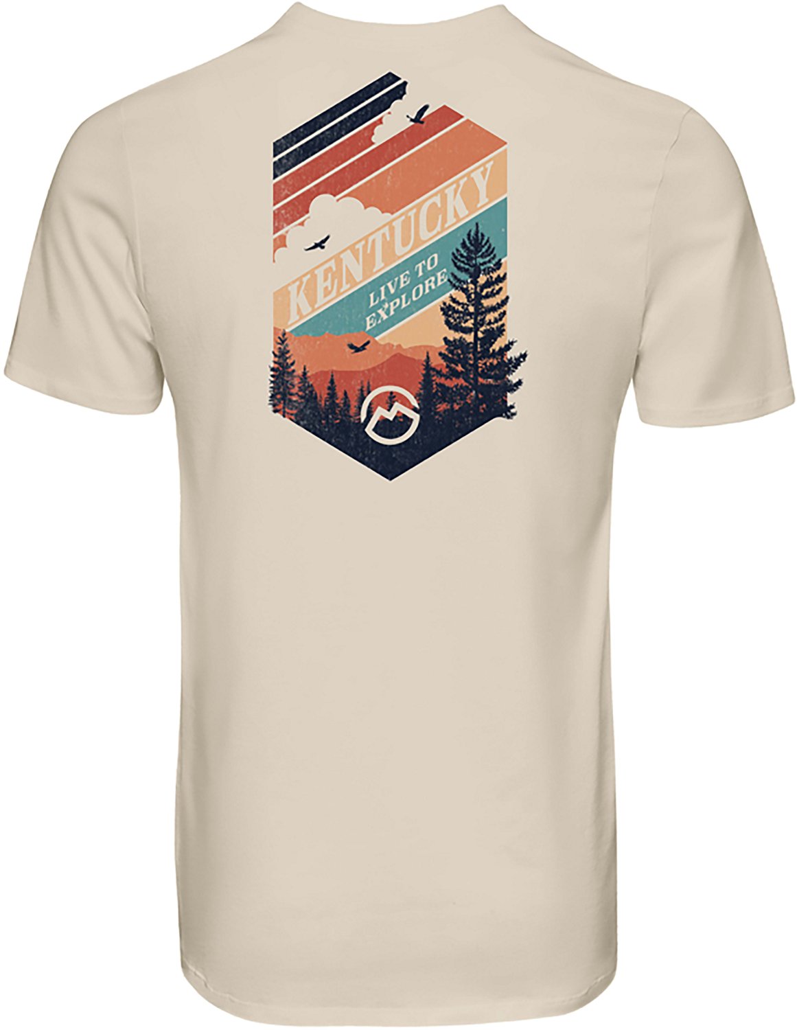 Magellan Outdoors Men's Kentucky Badge Zonal State Graphic T-shirt - view number 3