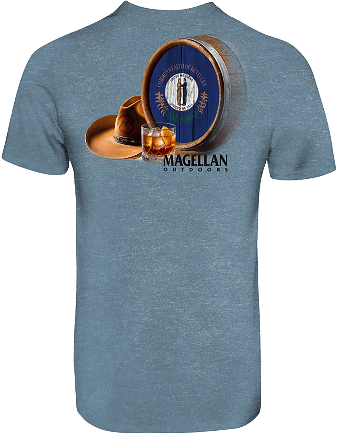 Magellan Outdoors Men's Kentucky Whiskey Barrel State Graphic T-shirt - view number 2