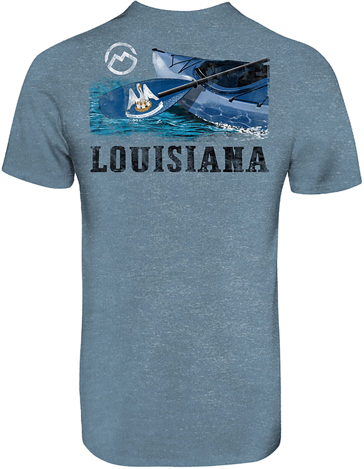 Magellan Outdoors Men's Louisiana Kayak Paddling State T-shirt - view number 3