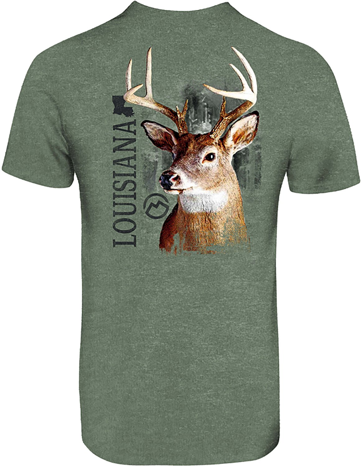 Magellan Outdoors Men's Louisiana Deer Open Air State T-shirt - view number 2