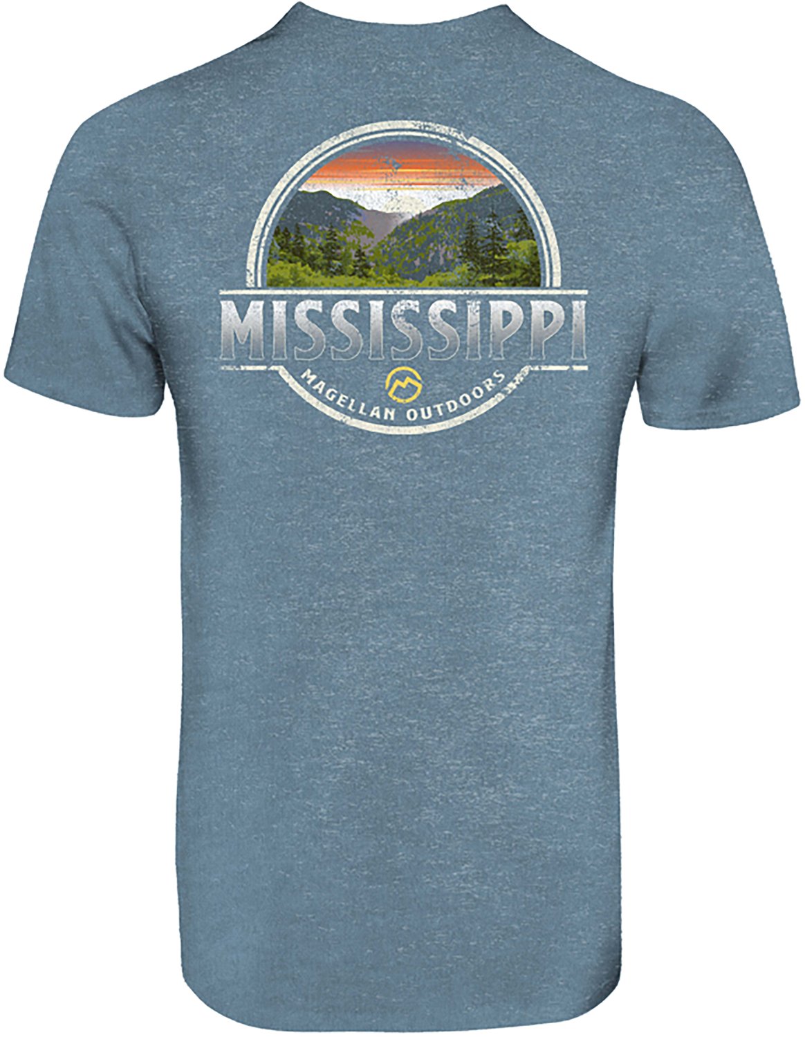 Magellan Outdoors Men's Mississippi Scape State T-shirt - view number 3
