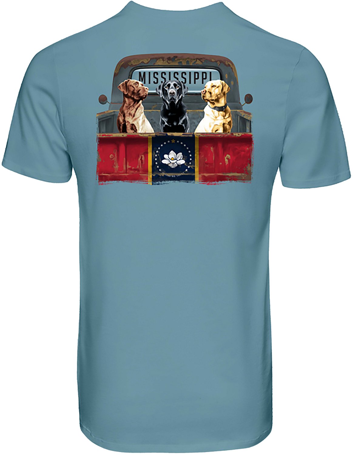 Magellan Outdoors Men's Mississippi In the Back State T-shirt - view number 3