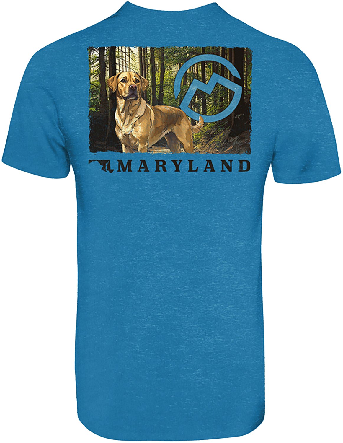 Magellan Outdoors Men's Maryland Dog Follow Me State T-shirt - view number 3