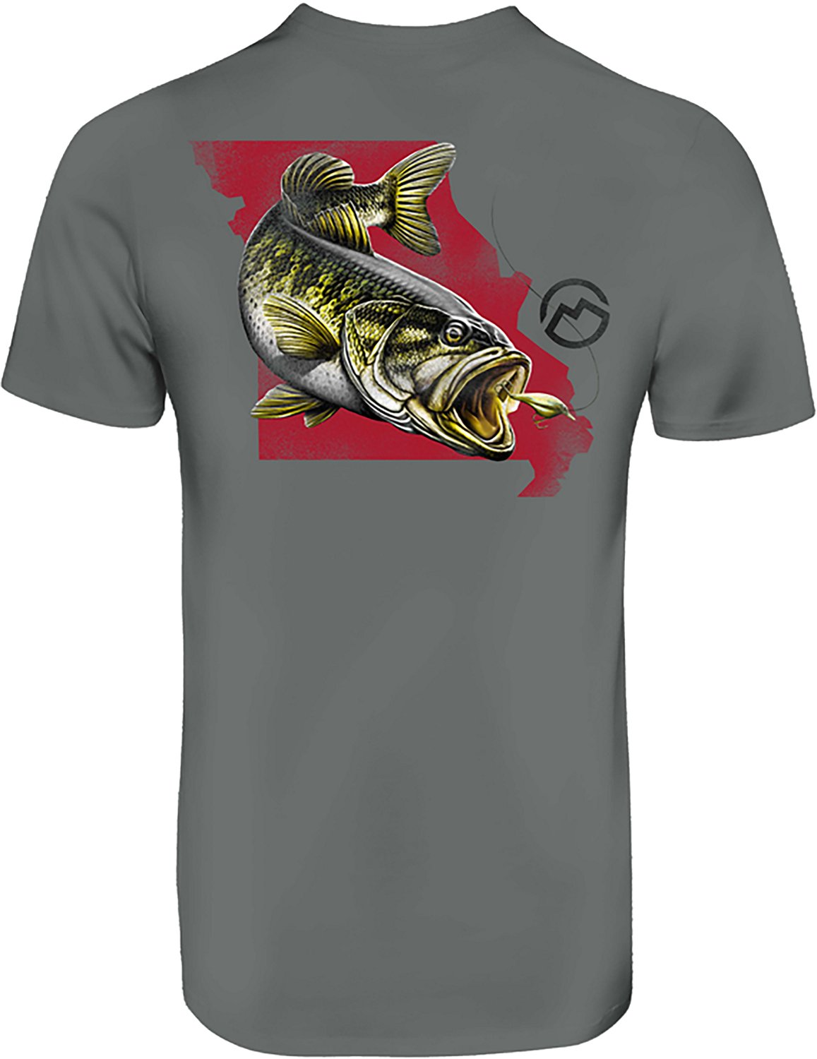 Magellan Outdoors Men's Missouri Bass Overlap State T-shirt - view number 2