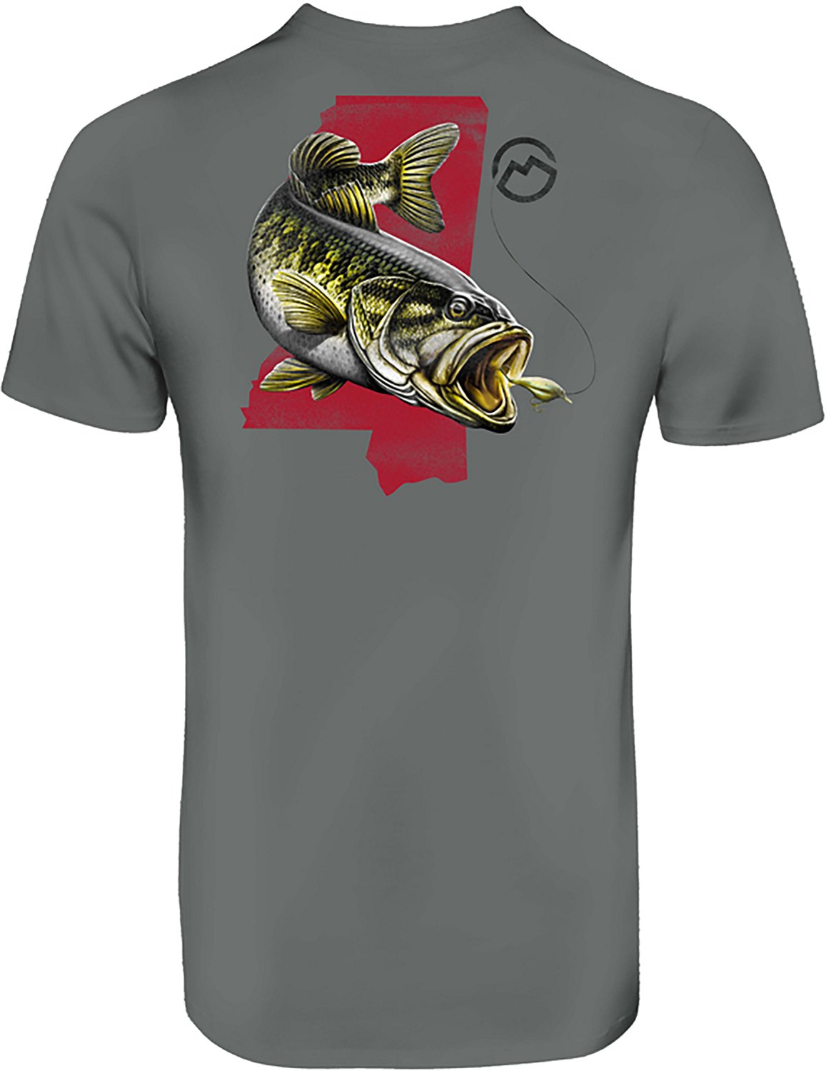 Magellan Outdoors Men's Mississippi Bass Overlap State T-shirt - view number 3