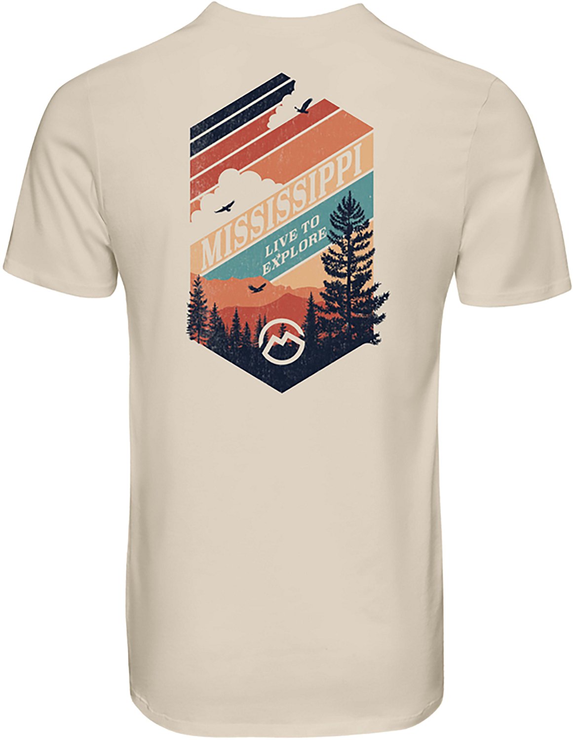 Magellan Outdoors Men's Mississippi Scene Zonal State T-shirt - view number 2