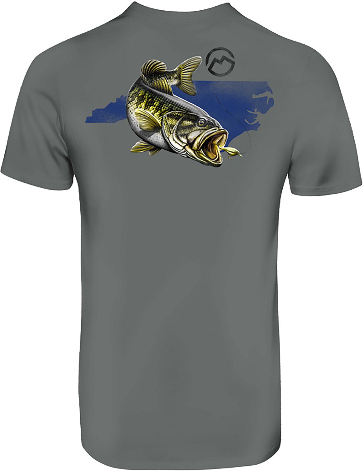 Magellan Outdoors Men's North Carolina Bass Overlap State T-shirt - view number 3