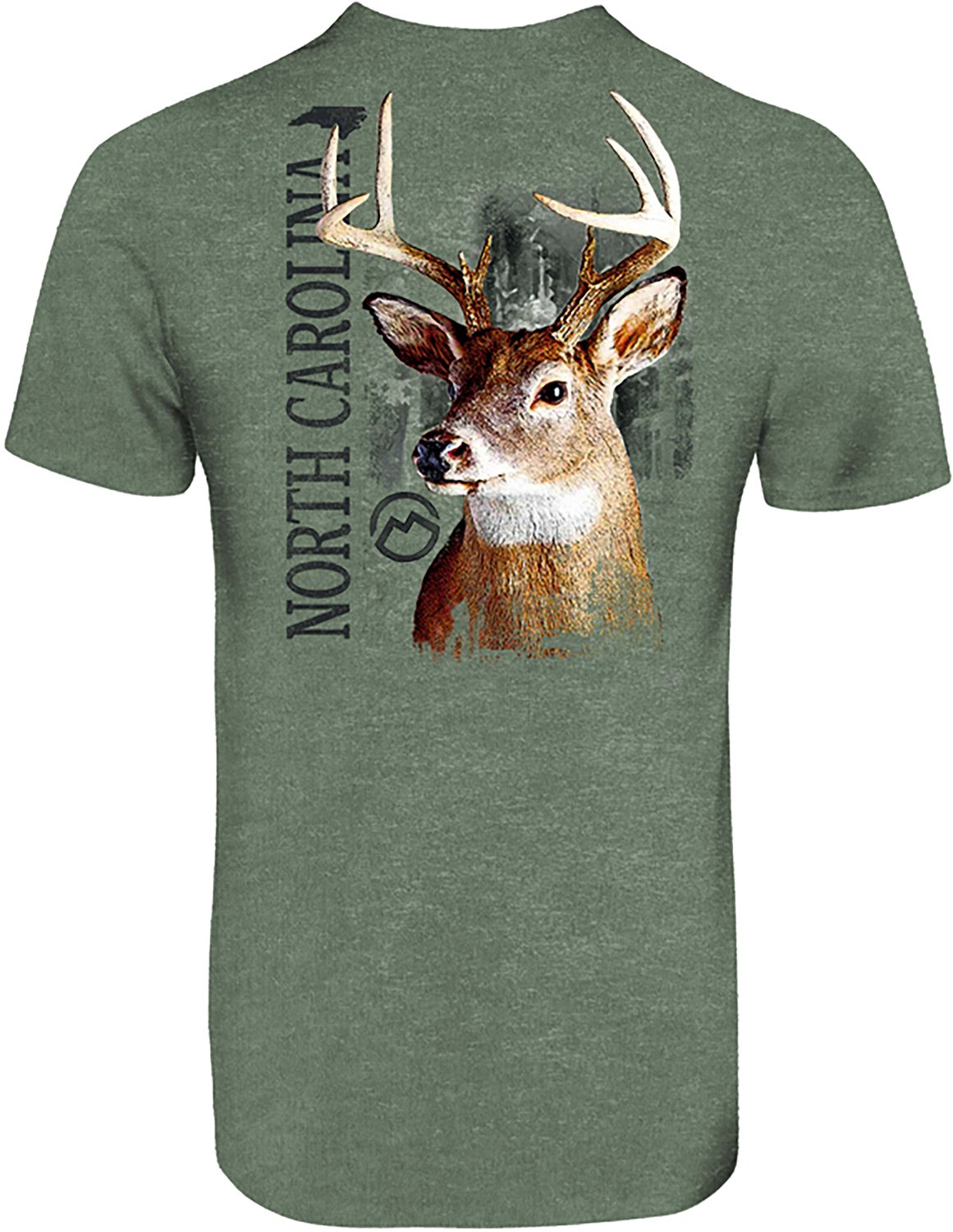 Magellan Outdoors Men's North Carolina Deer Open Air State T-shirt - view number 2