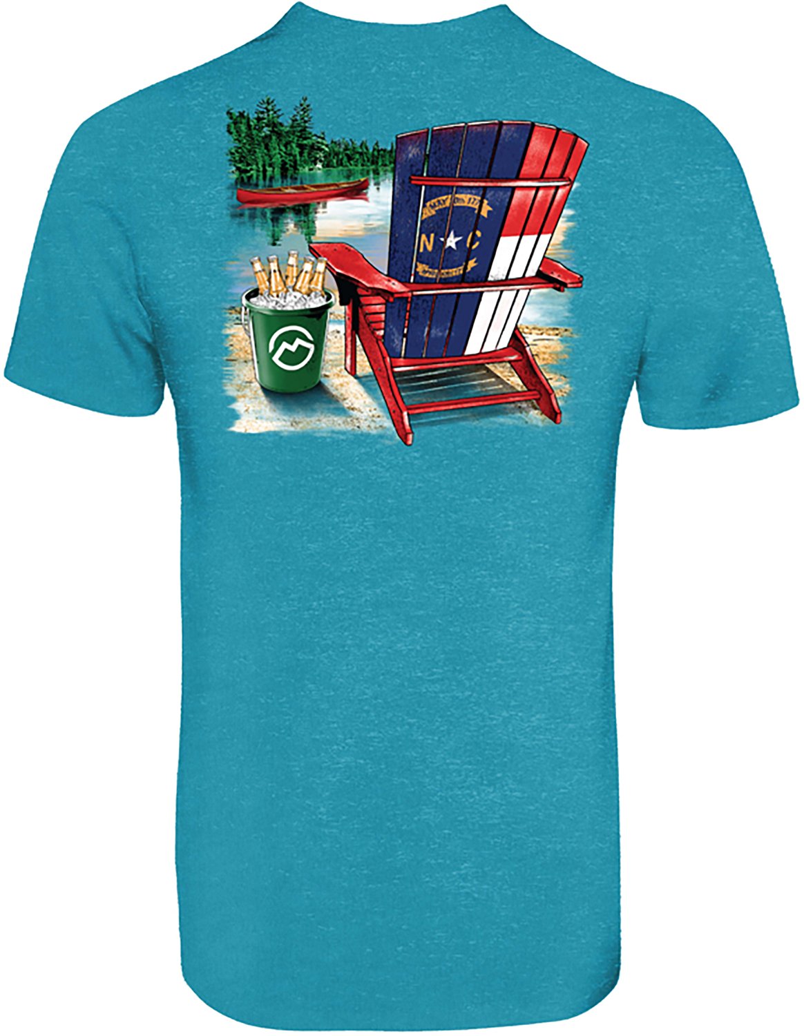 Magellan Outdoors Men's North Carolina Chill Poster State T-shirt - view number 2