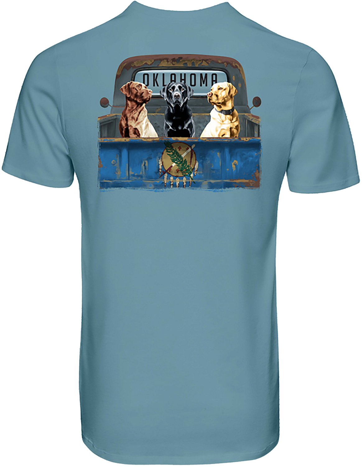 Magellan Outdoors Men's Oklahoma In the Back State T-shirt - view number 3