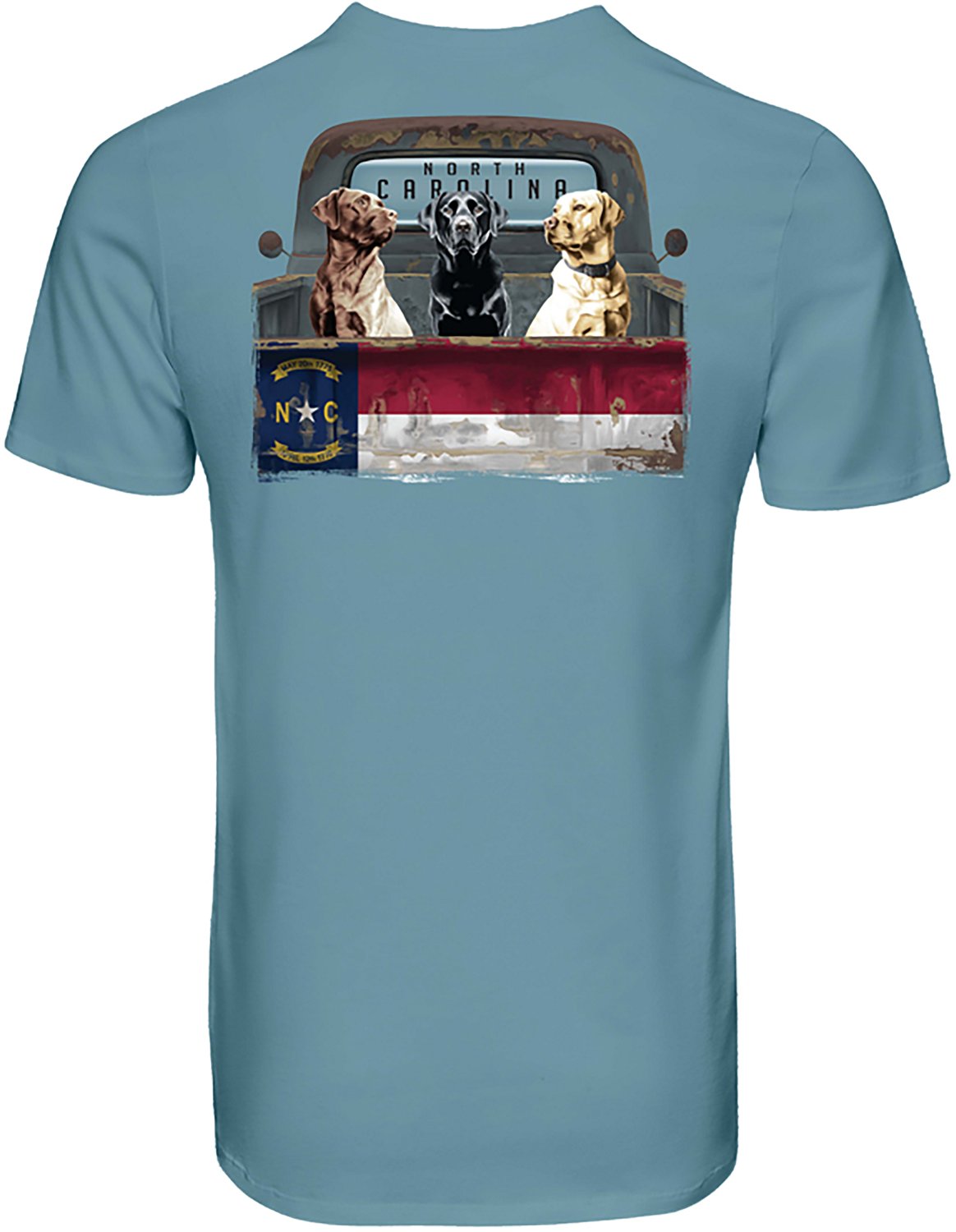 Magellan Outdoors Men's North Carolina In the Back State T-shirt - view number 3