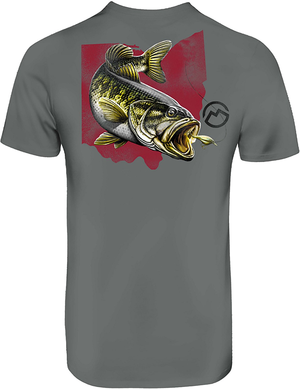 Magellan Outdoors Men's Ohio Bass Overlap State T-shirt - view number 2