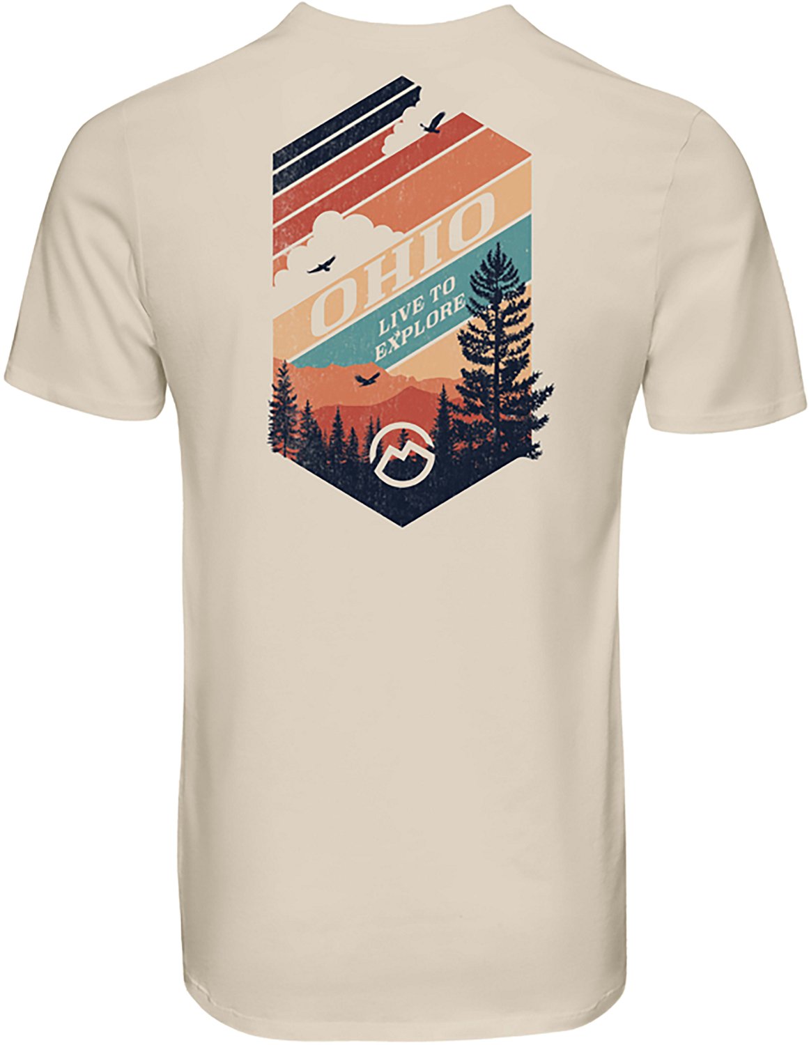 Magellan Outdoors Men's Ohio Badge Zonal State T-shirt - view number 3