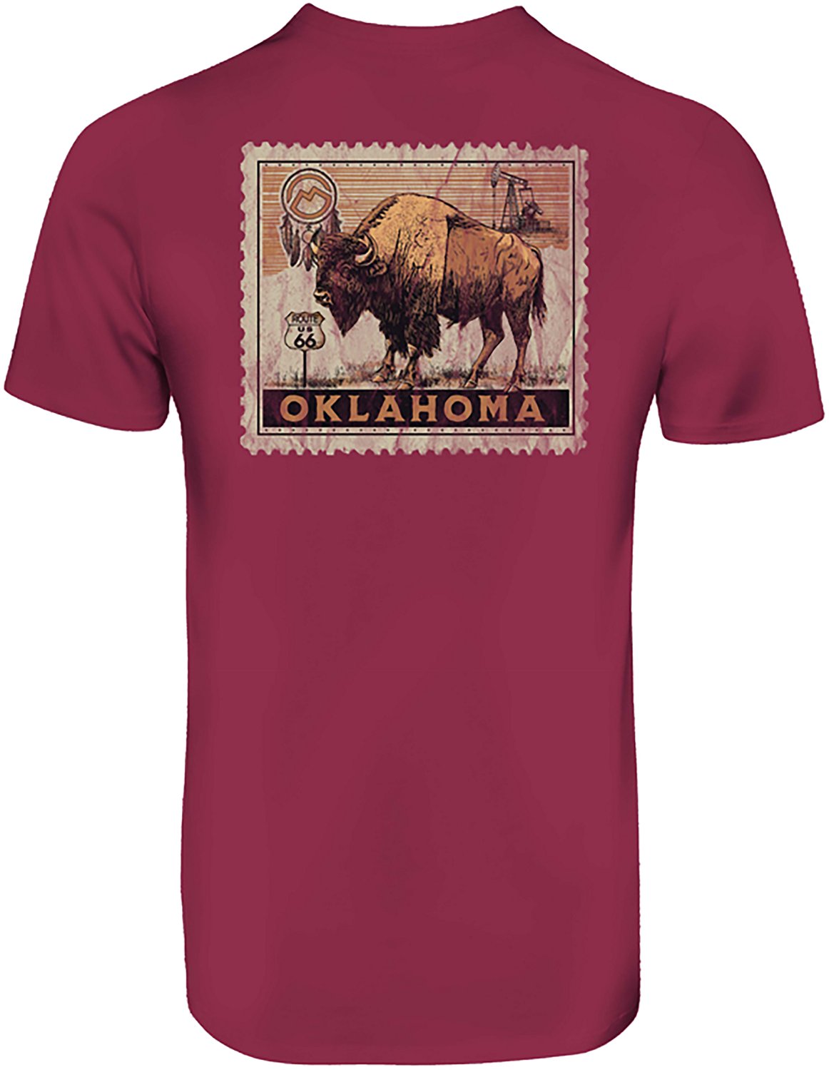 Magellan Outdoors Men's Oklahoma Bison Impression State T-shirt - view number 2