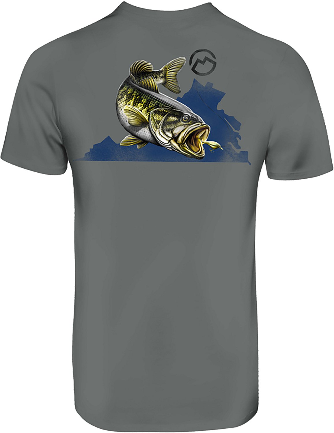 Magellan Outdoors Men's Virginia Bass Overlap State T-shirt - view number 2