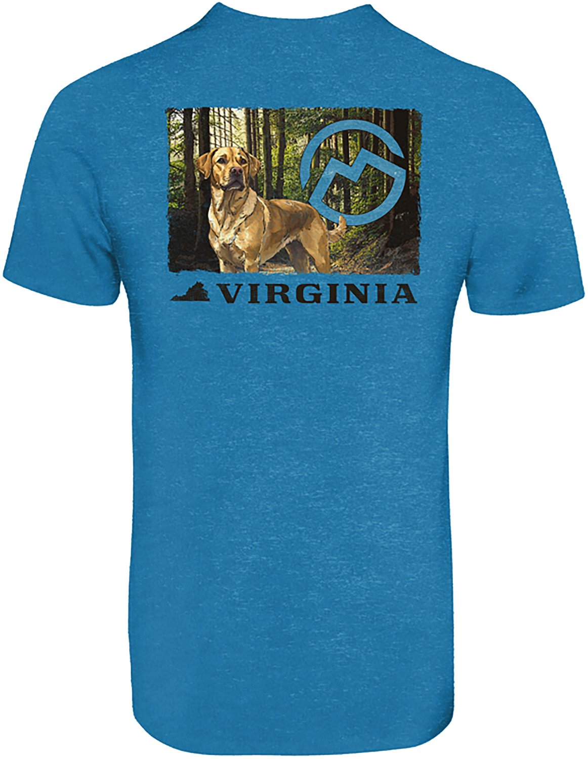 Magellan Outdoors Men's Virginia Dog Follow Me State T-shirt - view number 3
