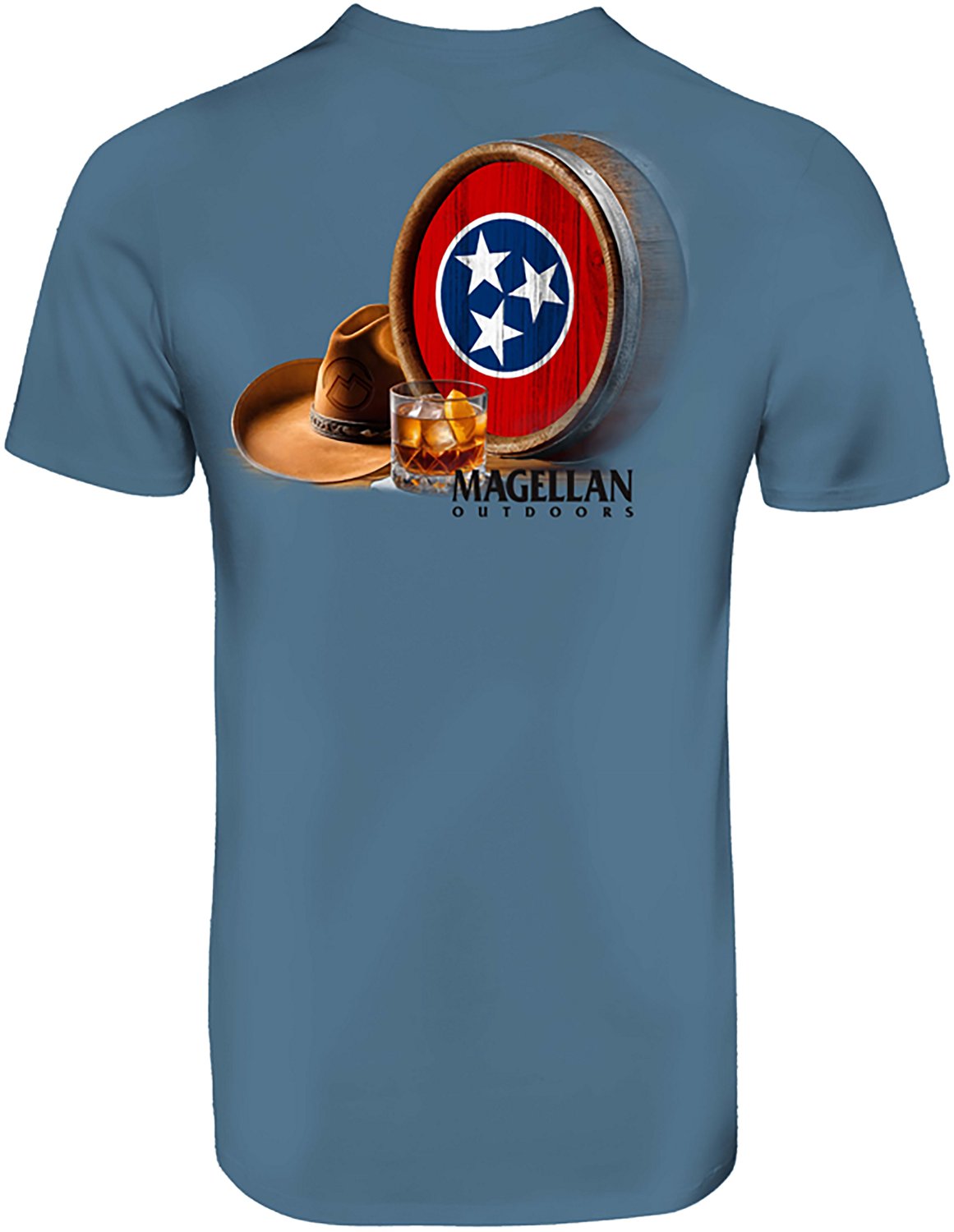 Magellan Outdoors Men's Tennessee Whiskey Barrel State T-shirt