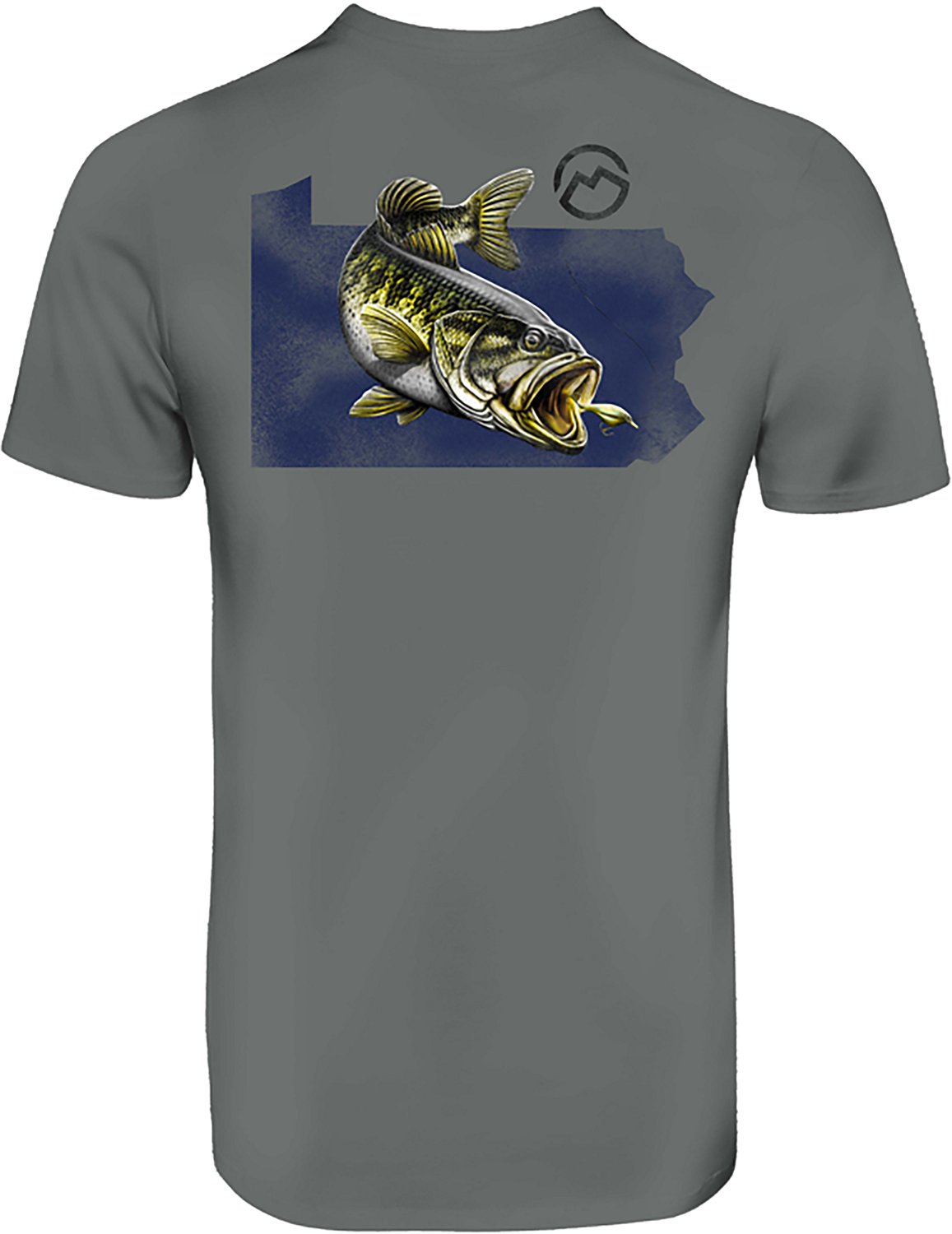 Magellan Outdoors Men's Pennsylvania Bass Overlap State T-shirt - view number 3