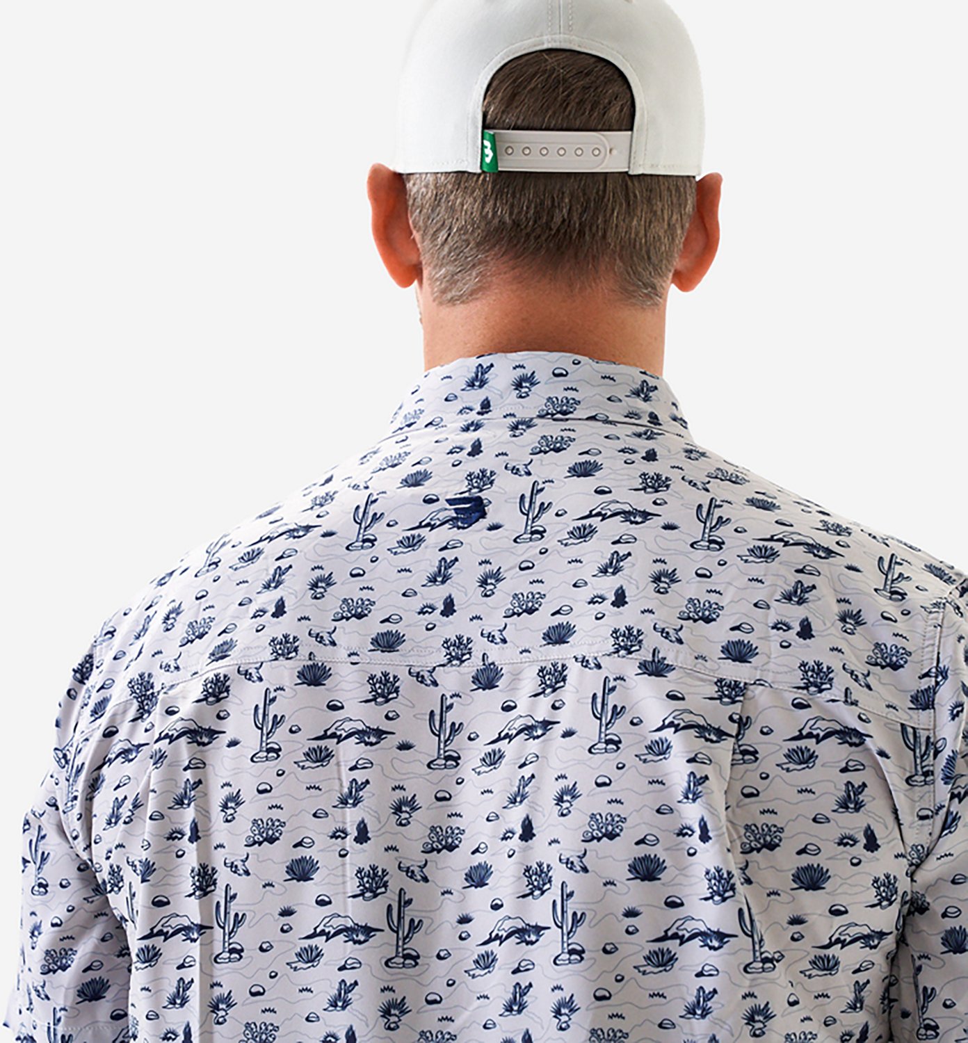 BURLEBO Men's Performance Button-Up Short Sleeve Shirt                                                                           - view number 4