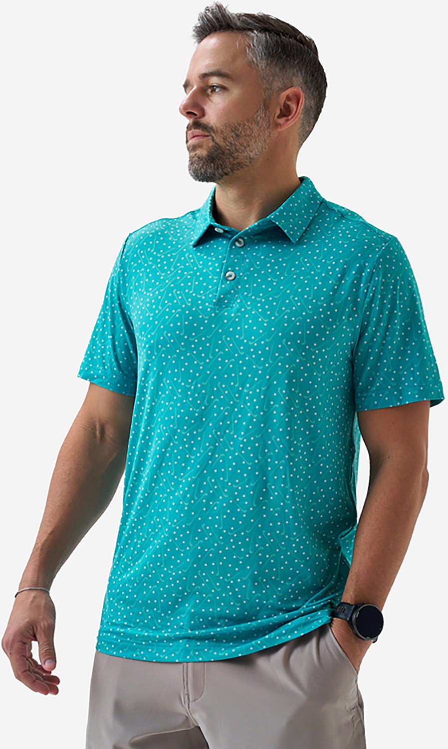 BURLEBO Men's Performance Polo Shirt - view number 2