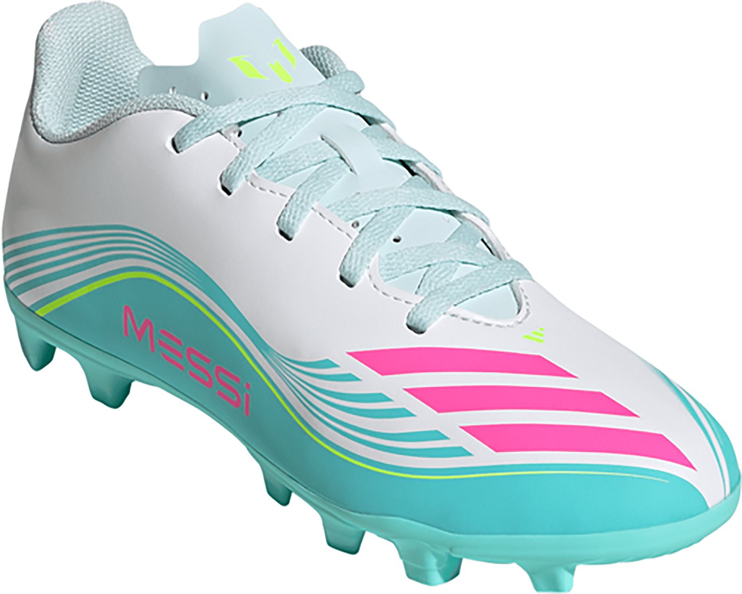adidas Kids F50 Club Firm Ground Messi Soccer Cleats - view number 3