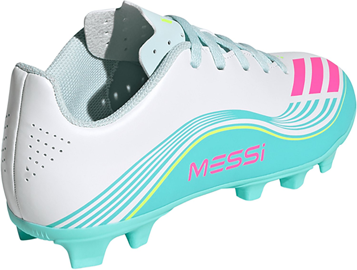 adidas Kids F50 Club Firm Ground Messi Soccer Cleats - view number 4