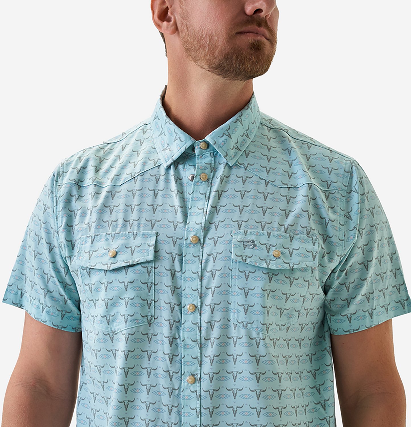 BURLEBO Men's Performance Western Shirt - view number 3