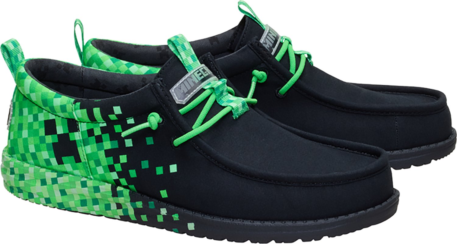 HEYDUDE Men's Wally Funk Minecraft Creeper Shoes - view number 3