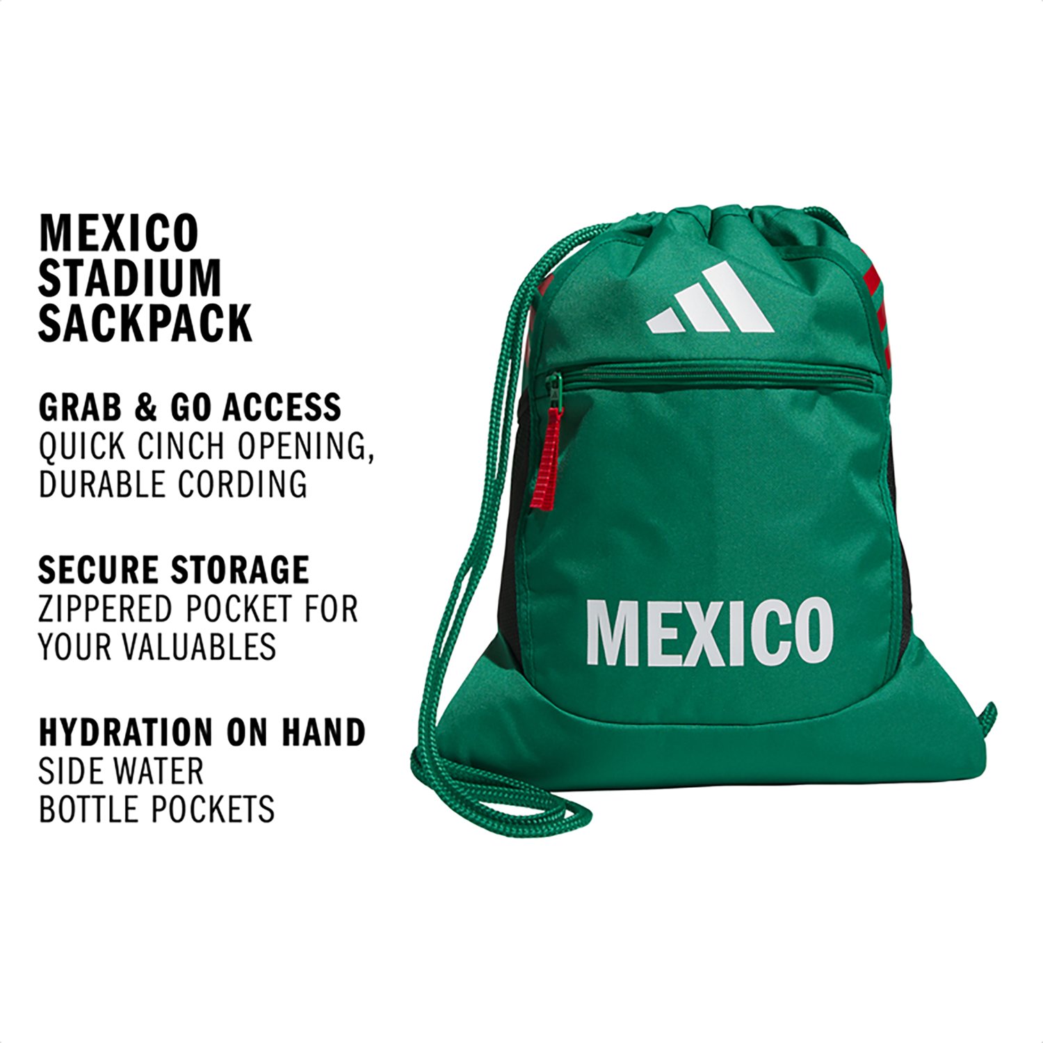 adidas World Cup Mexico Stadium Sackpack - view number 4