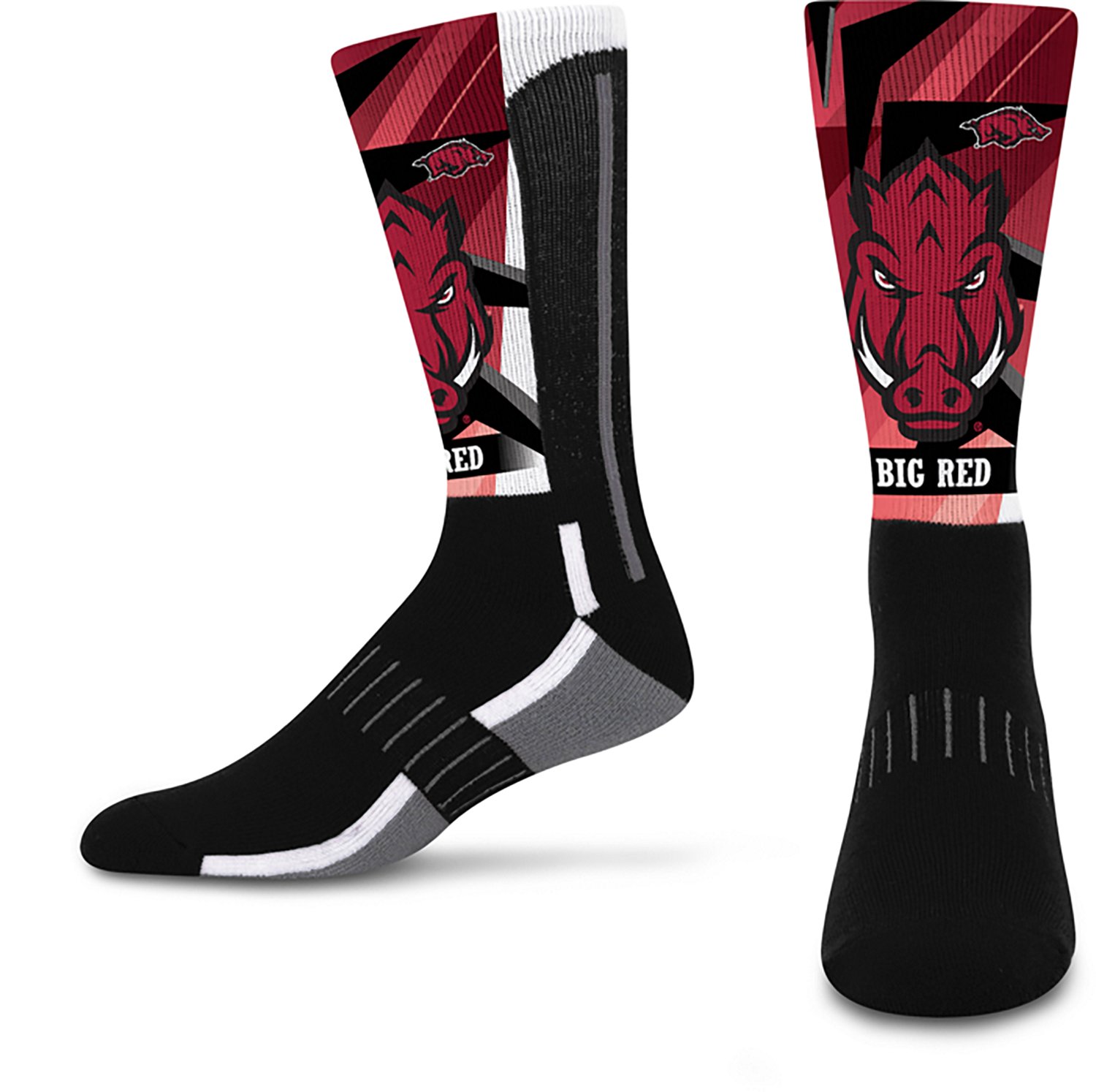 For Bare Feet Adults' University of Arkansas Mascot Retro Vibes Socks