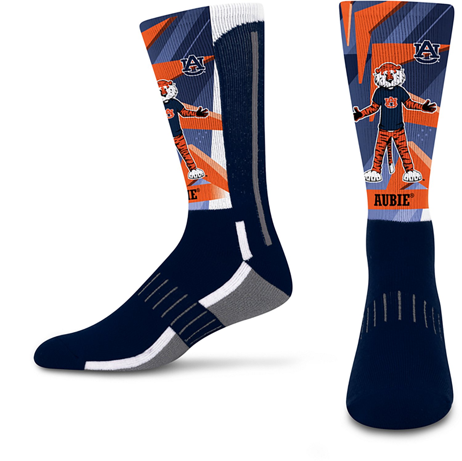 For Bare Feet Adults' Auburn University Mascot Retro Vibes Socks