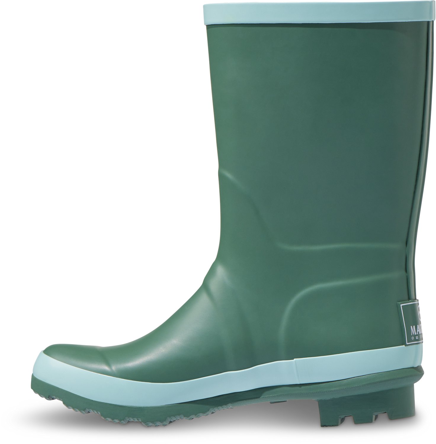 Magellan Outdoors Womens Two Tone Green Rubber Boot - view number 2