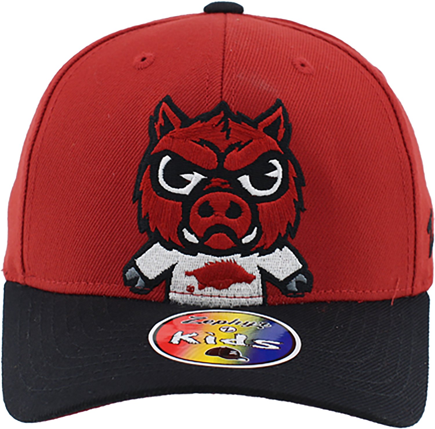 Zephyr Youth Arkansas Cartoon Mascot Adjustable Cap