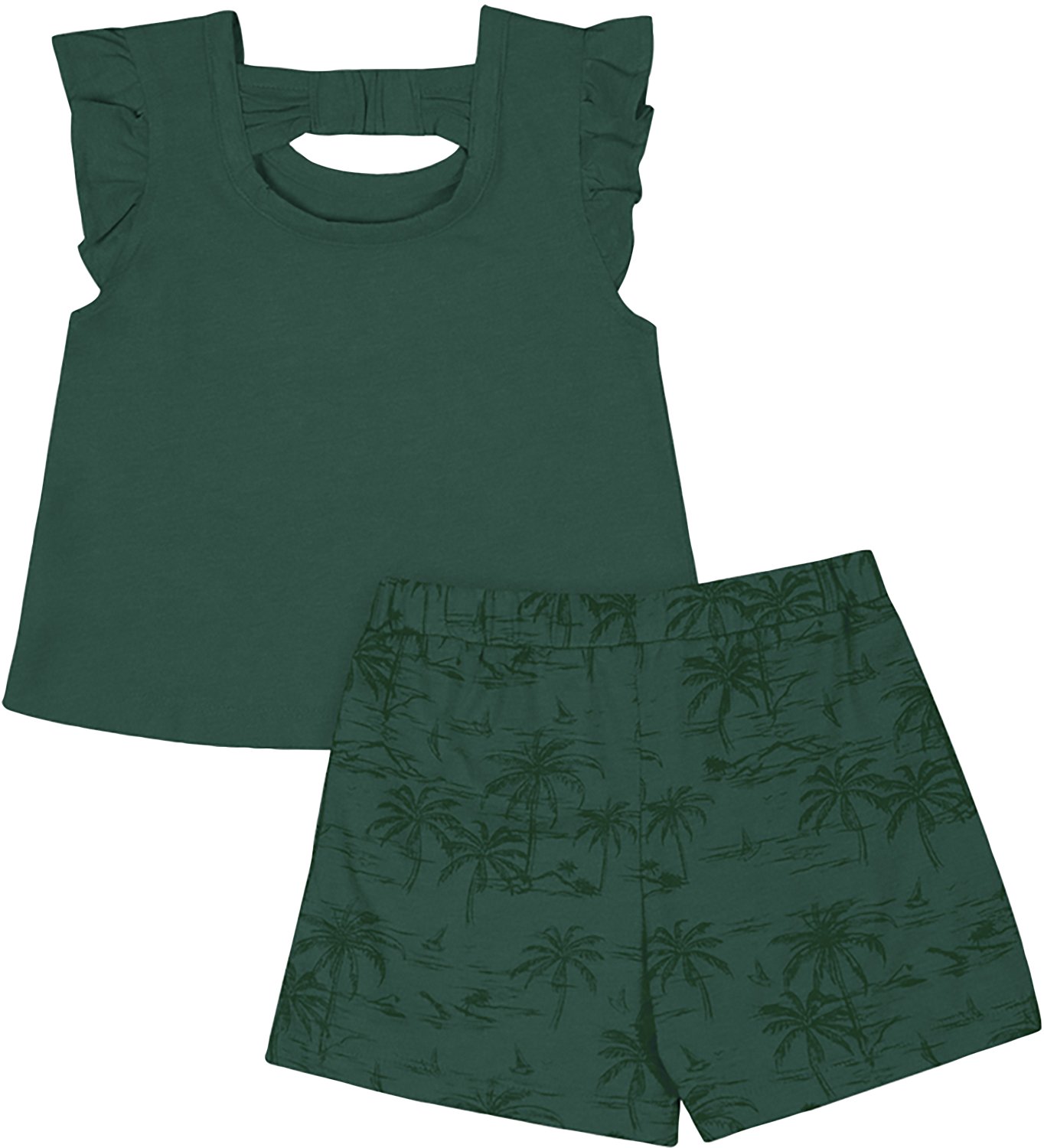 Colosseum Athletics Toddlers' Baylor University Joy Palm Shirt and Skort Set - view number 2