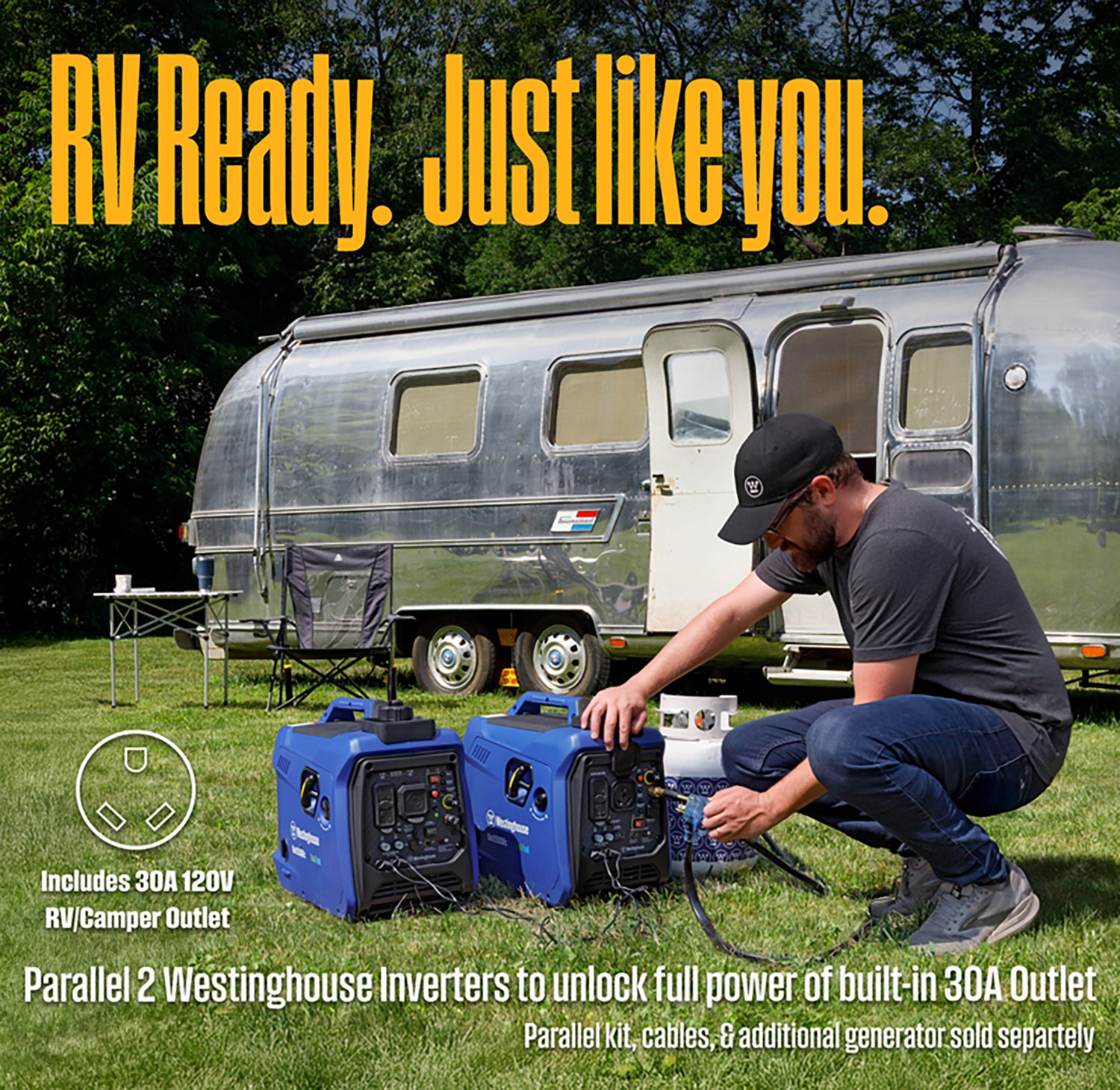 Westinghouse 2550W Recoil Start Dual Fuel Gas and Propane Powered Portable Inverter Generator - view number 5