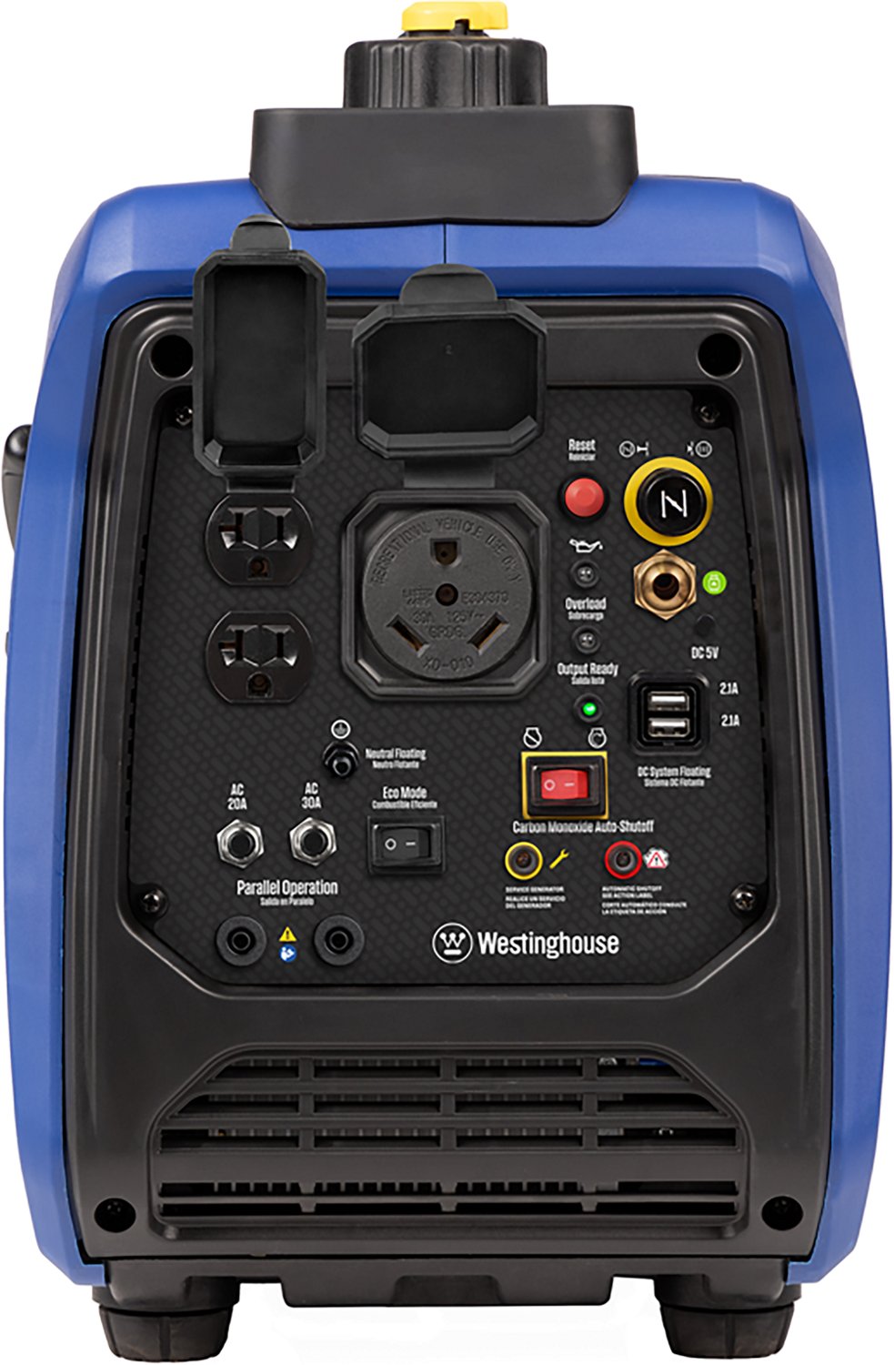 Westinghouse 2550W Recoil Start Dual Fuel Gas and Propane Powered Portable Inverter Generator - view number 6