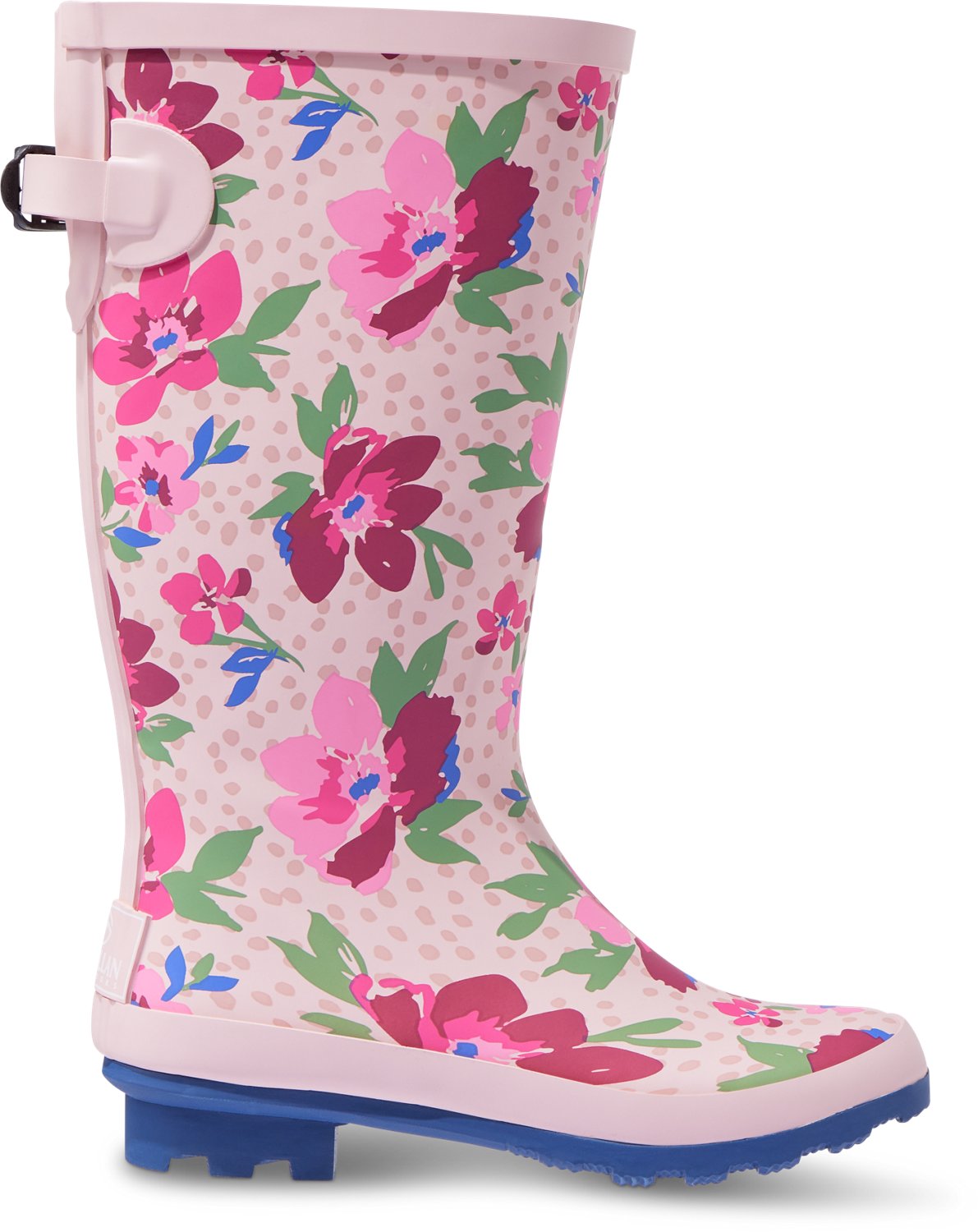 Magellan Outdoors Womens Tall Pink Floral Outdoor Boot