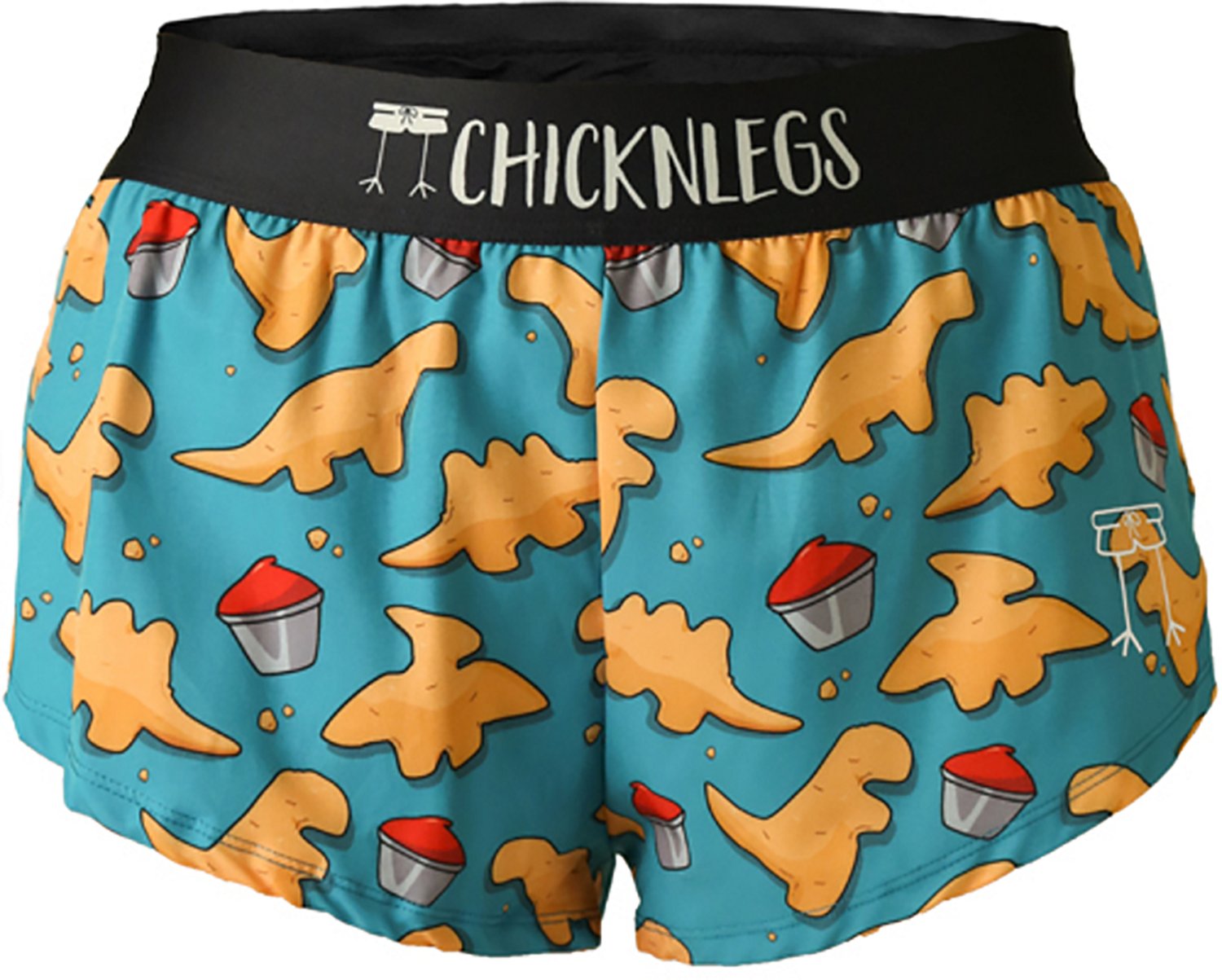 ChicknLegs Women's Nuggets Split Shorts 1.5 in - view number 6