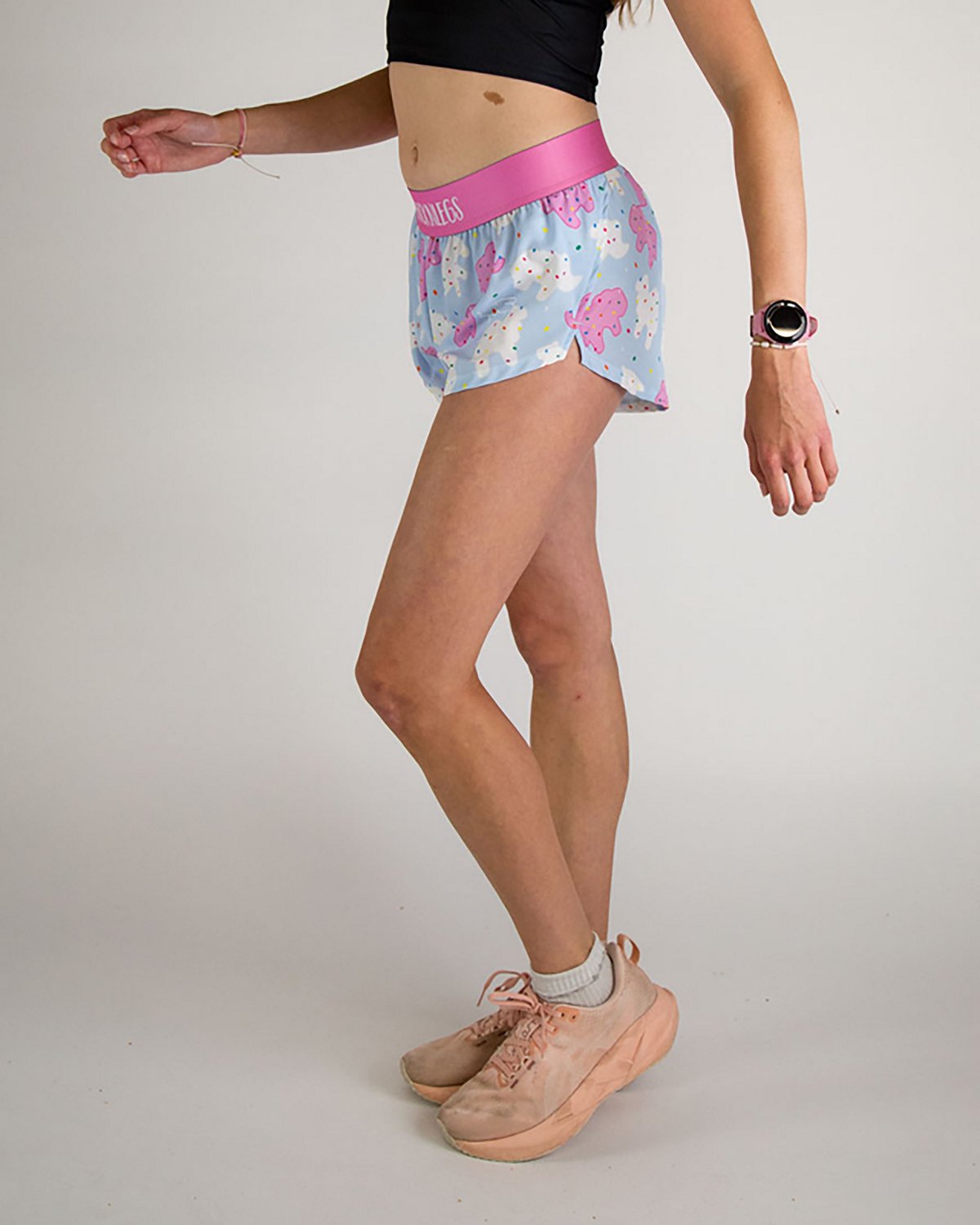 ChicknLegs Women's Animal Cookies Split Shorts 1.5 in - view number 4