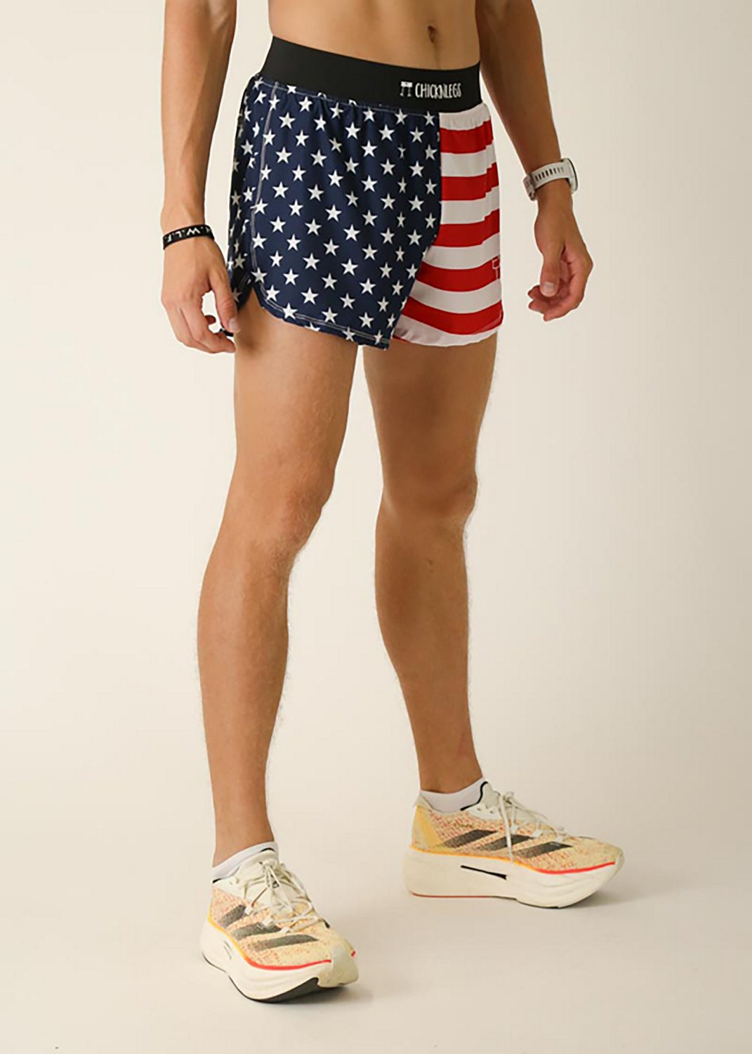 ChicknLegs Men's USA Half Split Shorts 4 in - view number 3