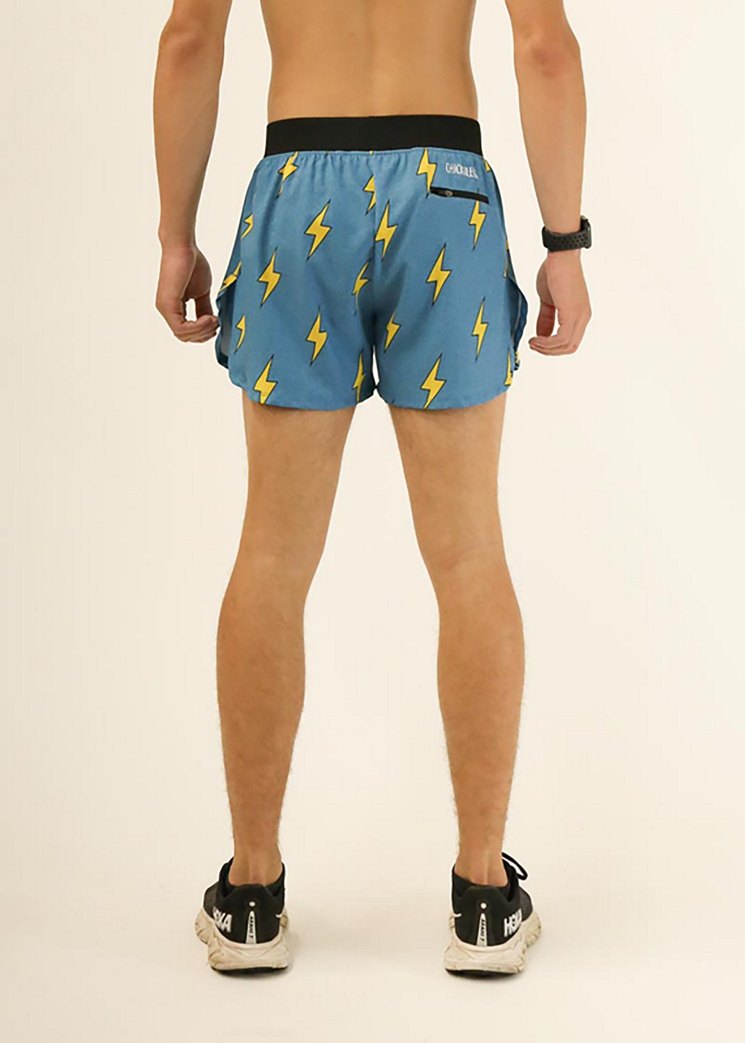 ChicknLegs Men's Blue Bolts Half Split Shorts 4 in - view number 2