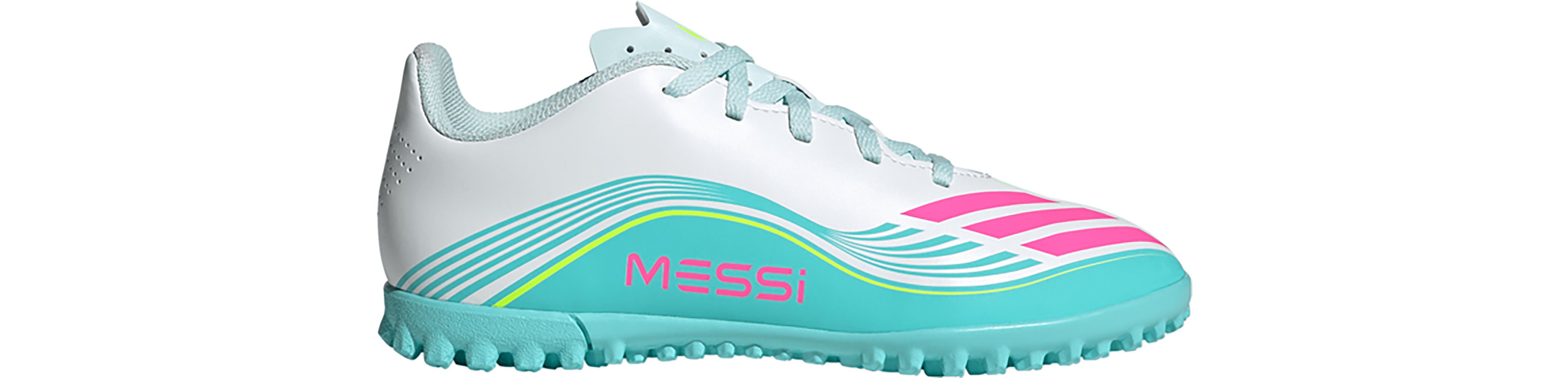 adidas Kids' F50 Messi Club Turf Soccer Cleats