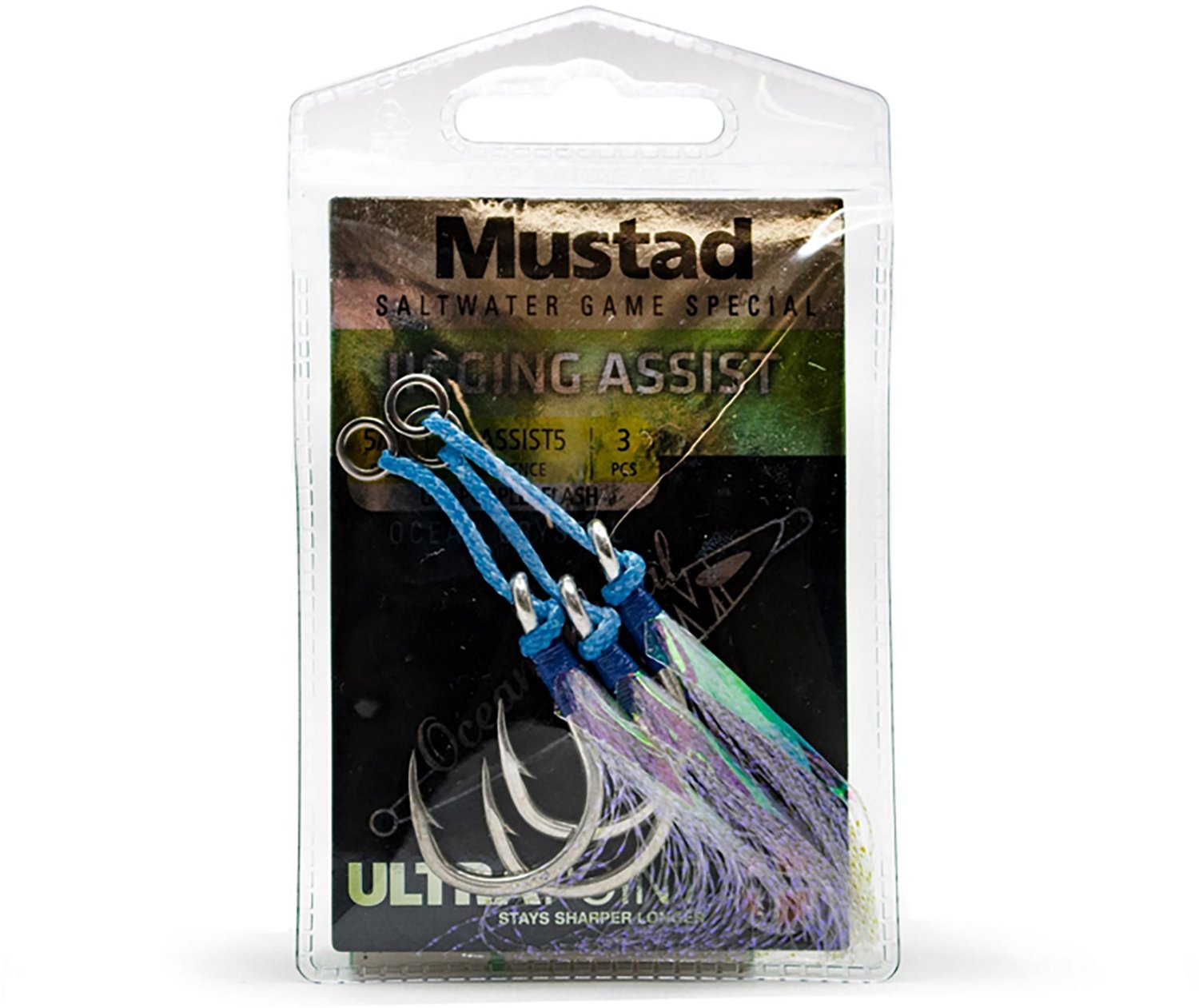 Mustad Heavy Duty Assist Rigs 3-Pack