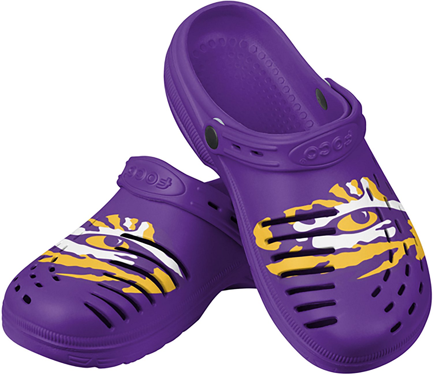FOCO Men's LSU Big Logo Clog with Strap - view number 2