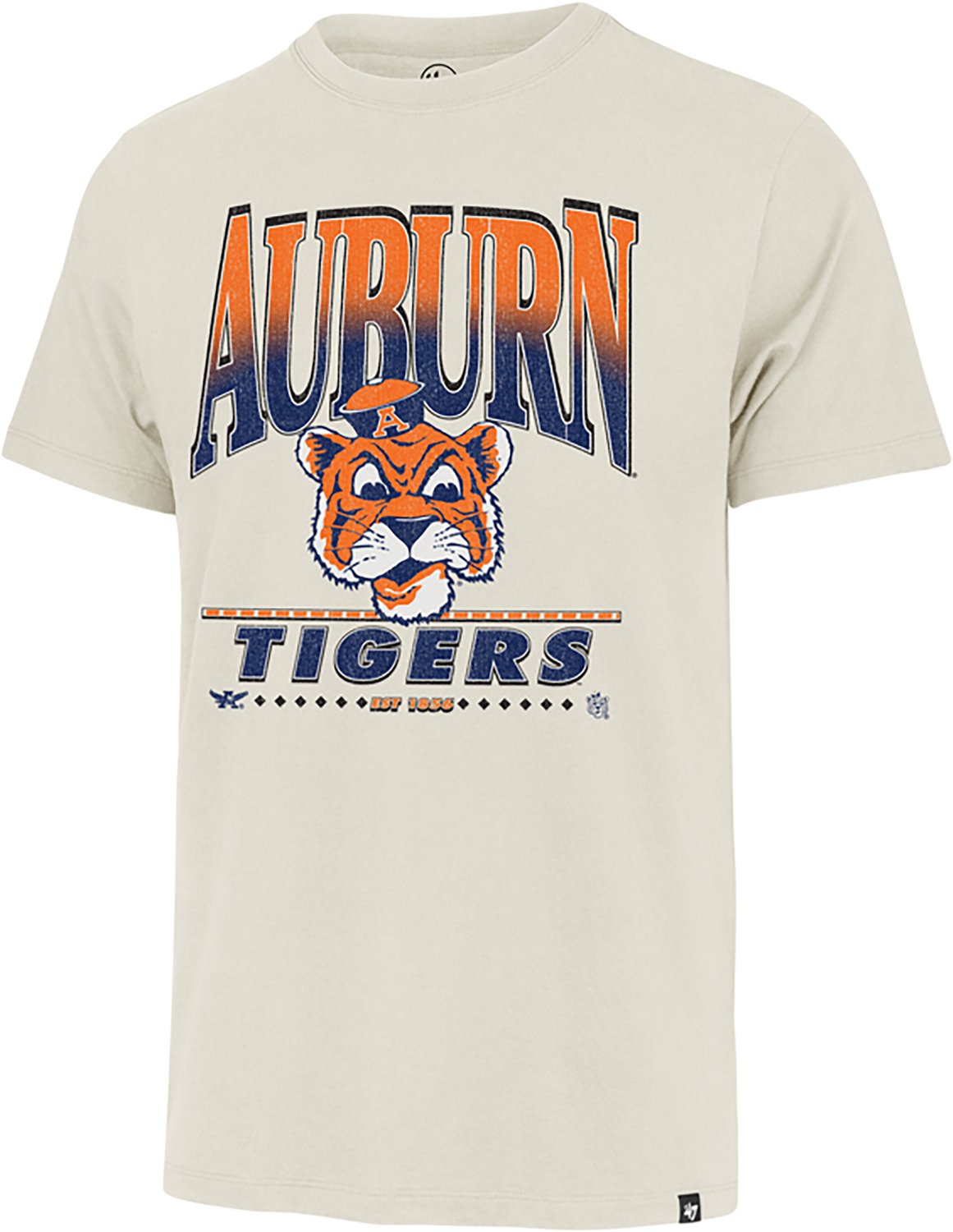 '47 Men's Auburn Tigers Straight Shot Two Franklin Short Sleeve T-shirt