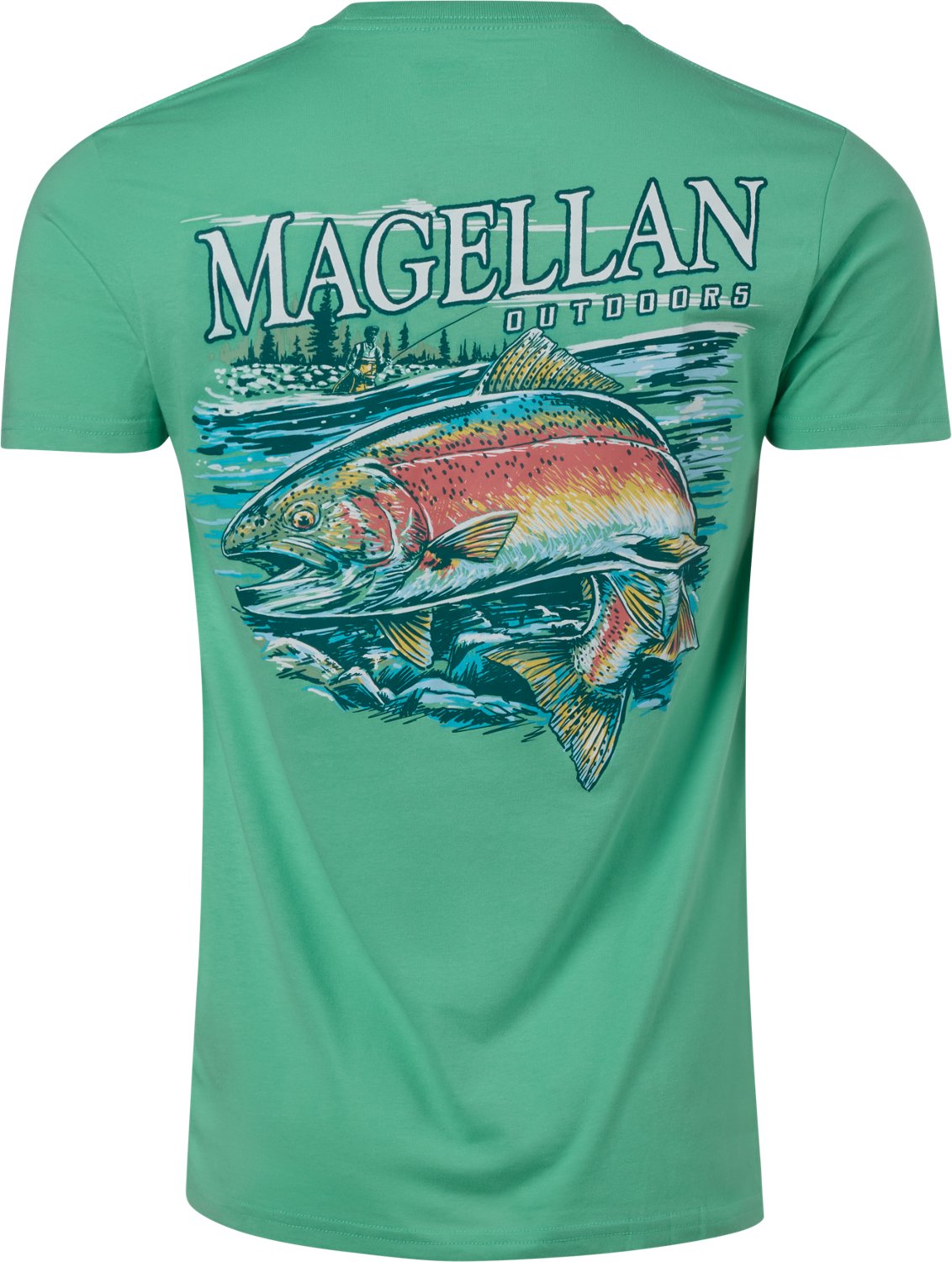 Magellan Outdoors Men's Rainbow River Graphic T-shirt - view number 2